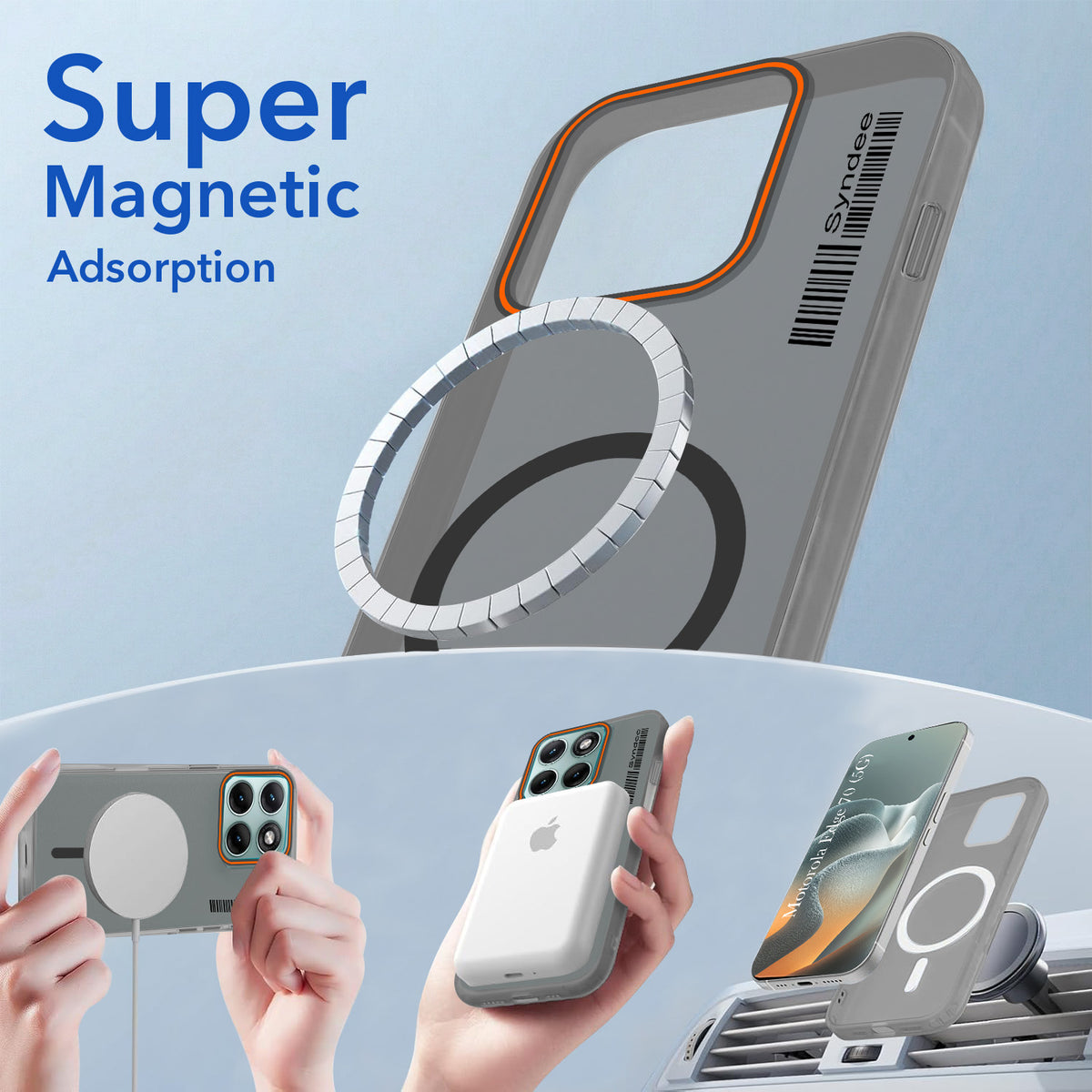 For Motorola Moto Edge 70 Back Cover Case (Soft Touch | Camera Bump Protection | MagSafe Compatible | Matte Finish)