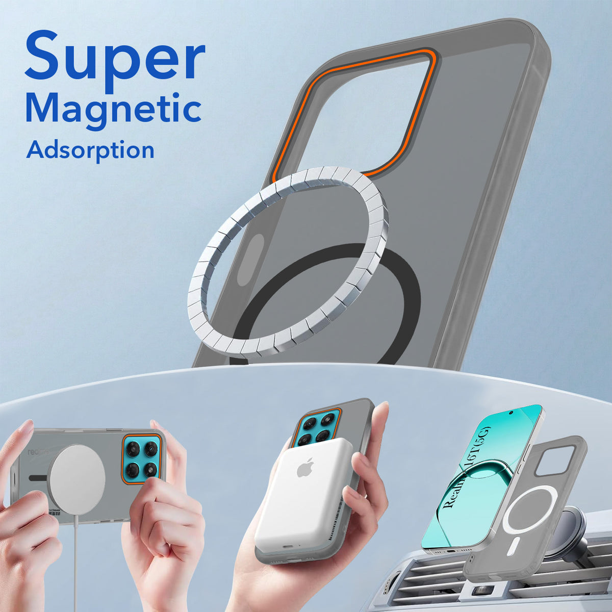 For Motorola Moto G37 Power Back Cover Case (Soft Touch | Camera Bump Protection | MagSafe Compatible | Matte Finish)