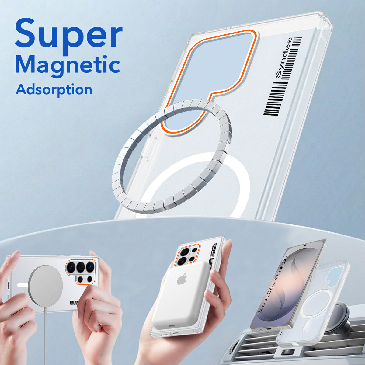 For Samsung Galaxy S26 Ultra Back Cover Case (Soft Touch | Camera Bump Protection | MagSafe Compatible | Matte Finish)