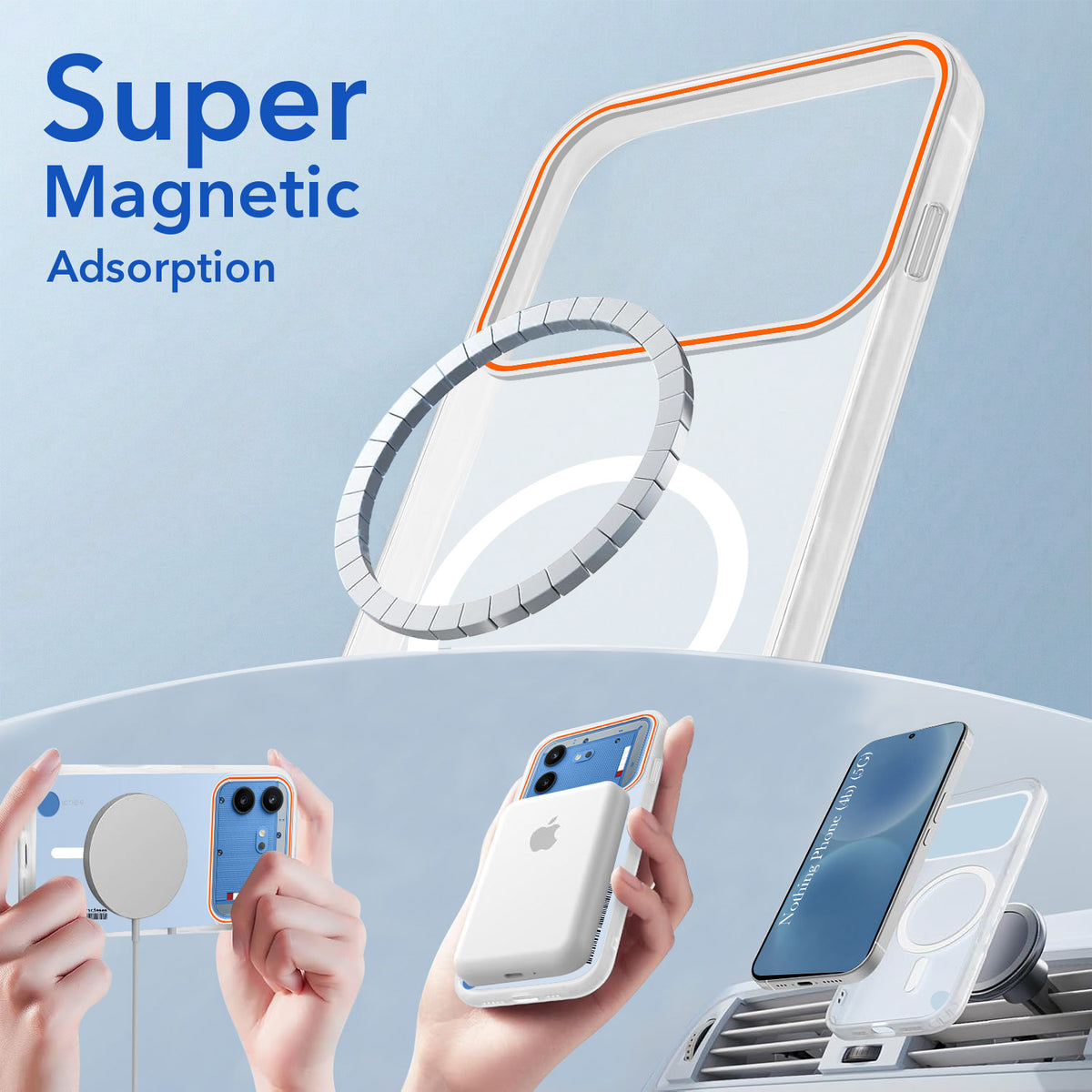 For Nothing Phone 4B 5G Back Cover Case (Soft Touch | Camera Bump Protection | MagSafe Compatible | Matte Finish)