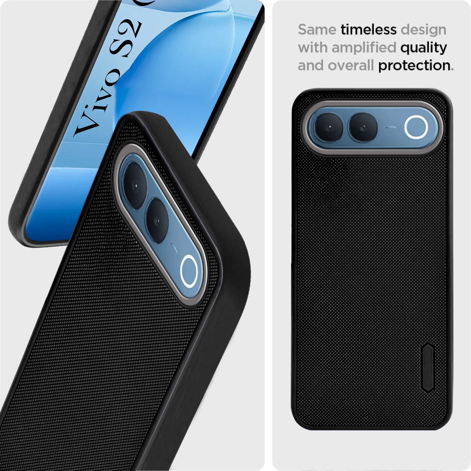 For Vivo S2 5G Back Cover Case Rubberised (Textured Grip Design| Micro-Fiber Cloth Inside | Slim and Light Weight | Soft Touch and Feel) (Copy)