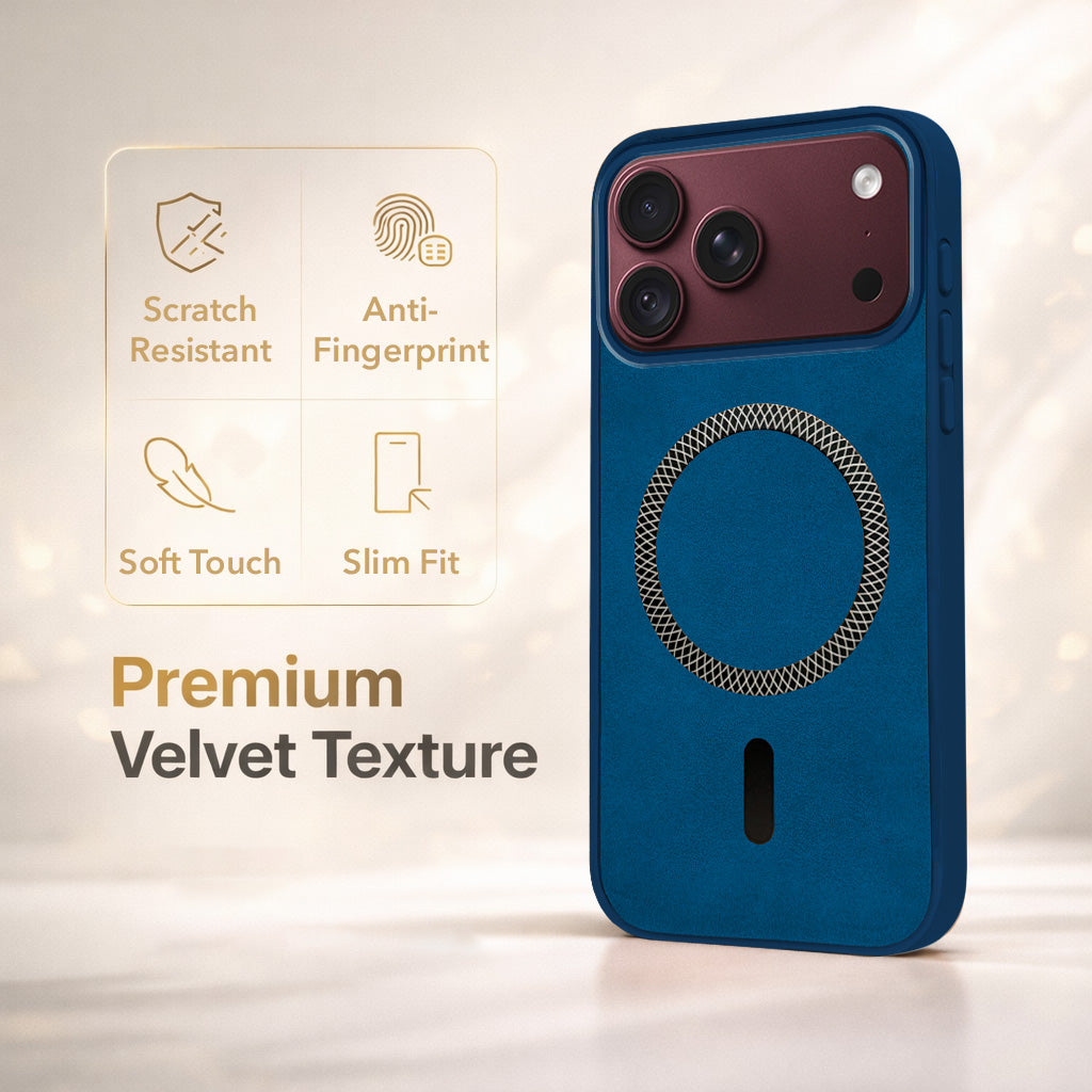 For Apple iPhone 18 Pro Max Back Cover Case Leather Finish (MagSafe Compatible Wireless Charging | Soft Touch | Camera Bump Protection)