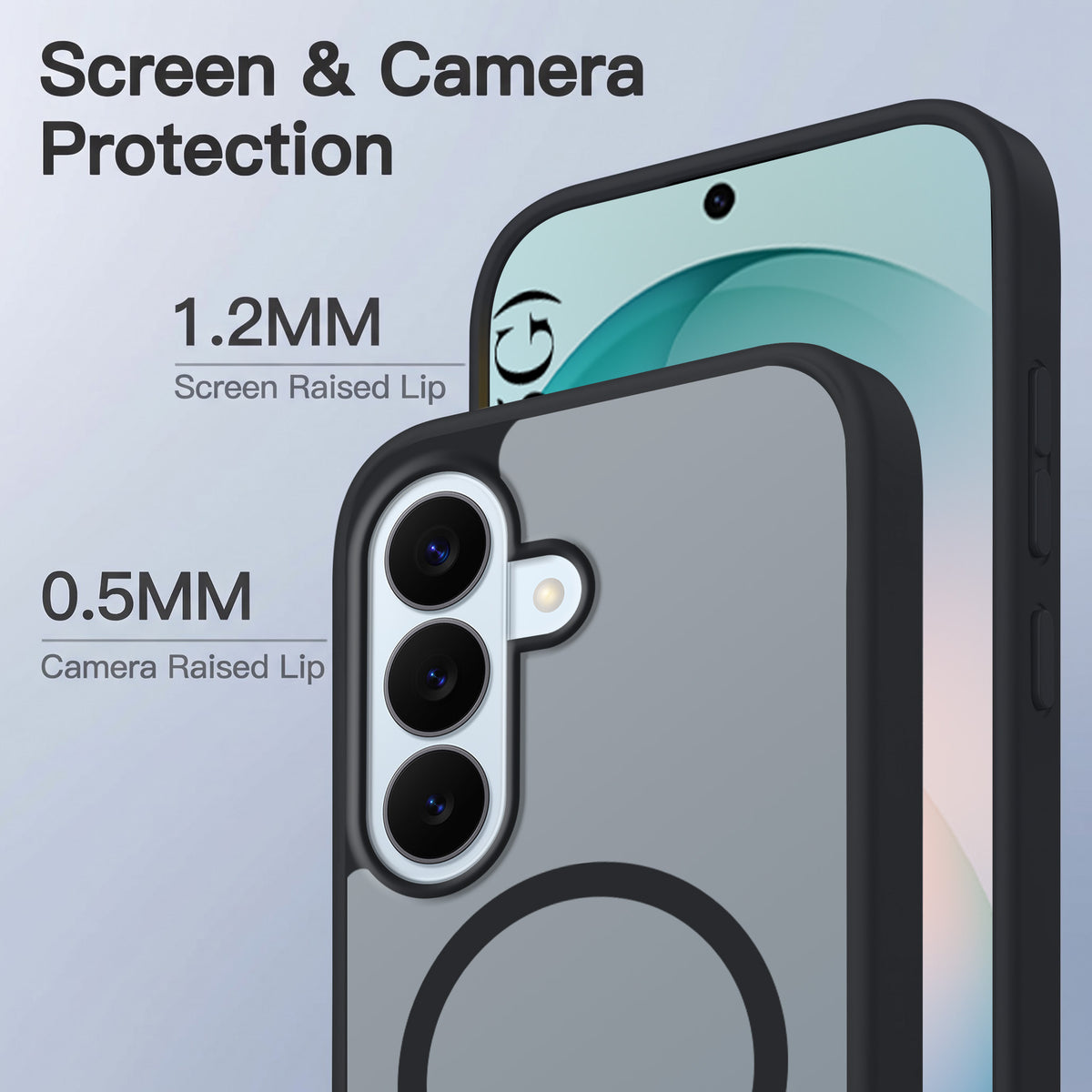 For Samsung Galaxy S26 Plus Matte Finish Back Case Cover (MagSafe Compatible | Translucent Soft Touch | Slim and Unbreakable)