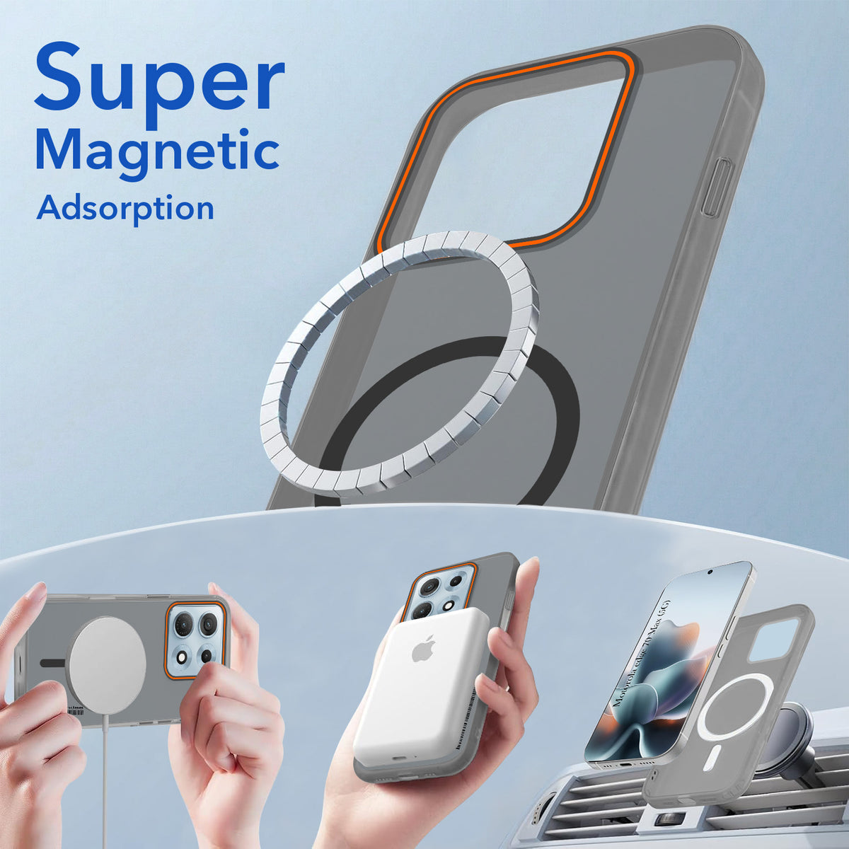 For Motorola Moto Edge 70 Max Back Cover Case (Soft Touch | Camera Bump Protection | MagSafe Compatible | Matte Finish)