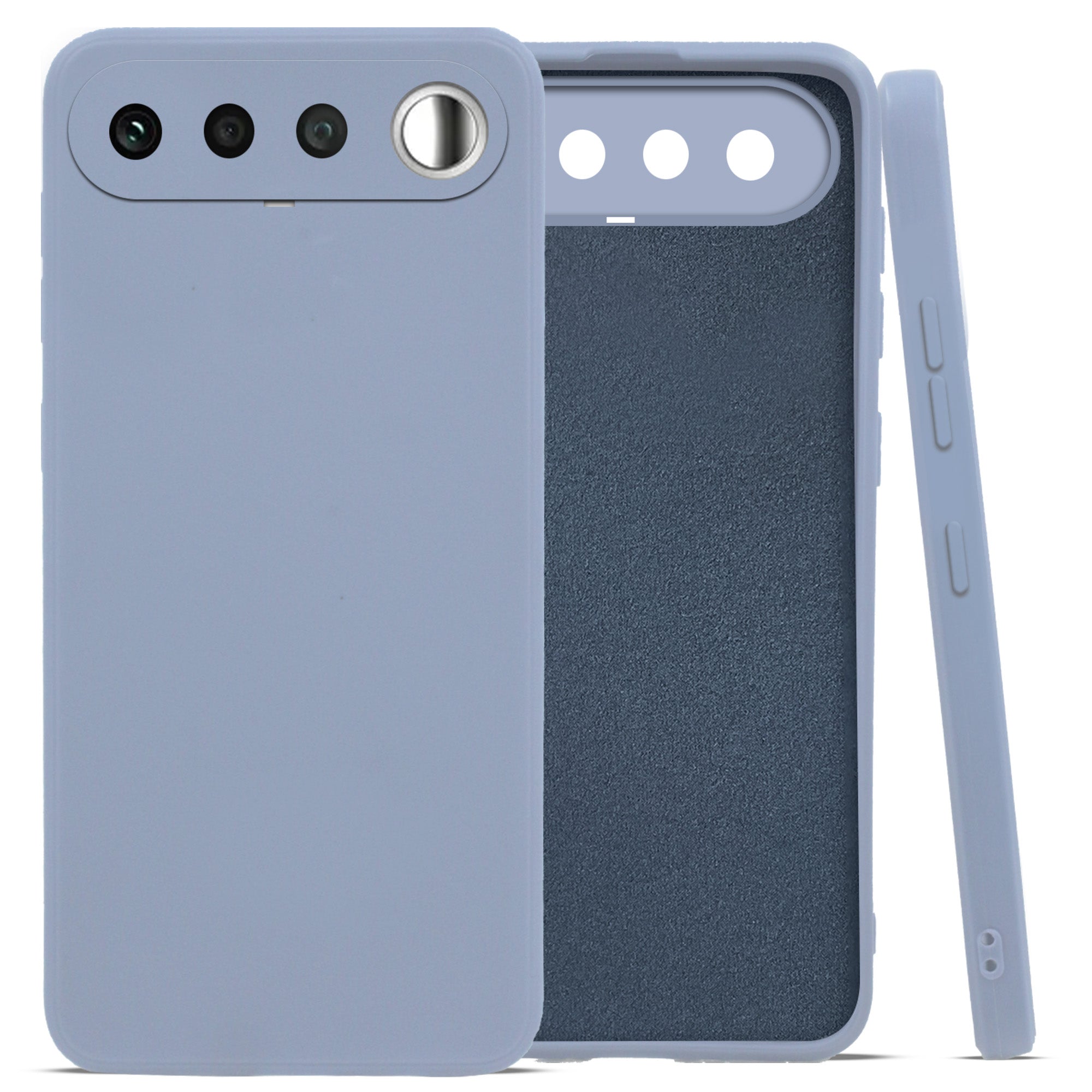 For Realme 16 Back Cover Case (Matte Finish Silicone with Inside Fiber cloth)