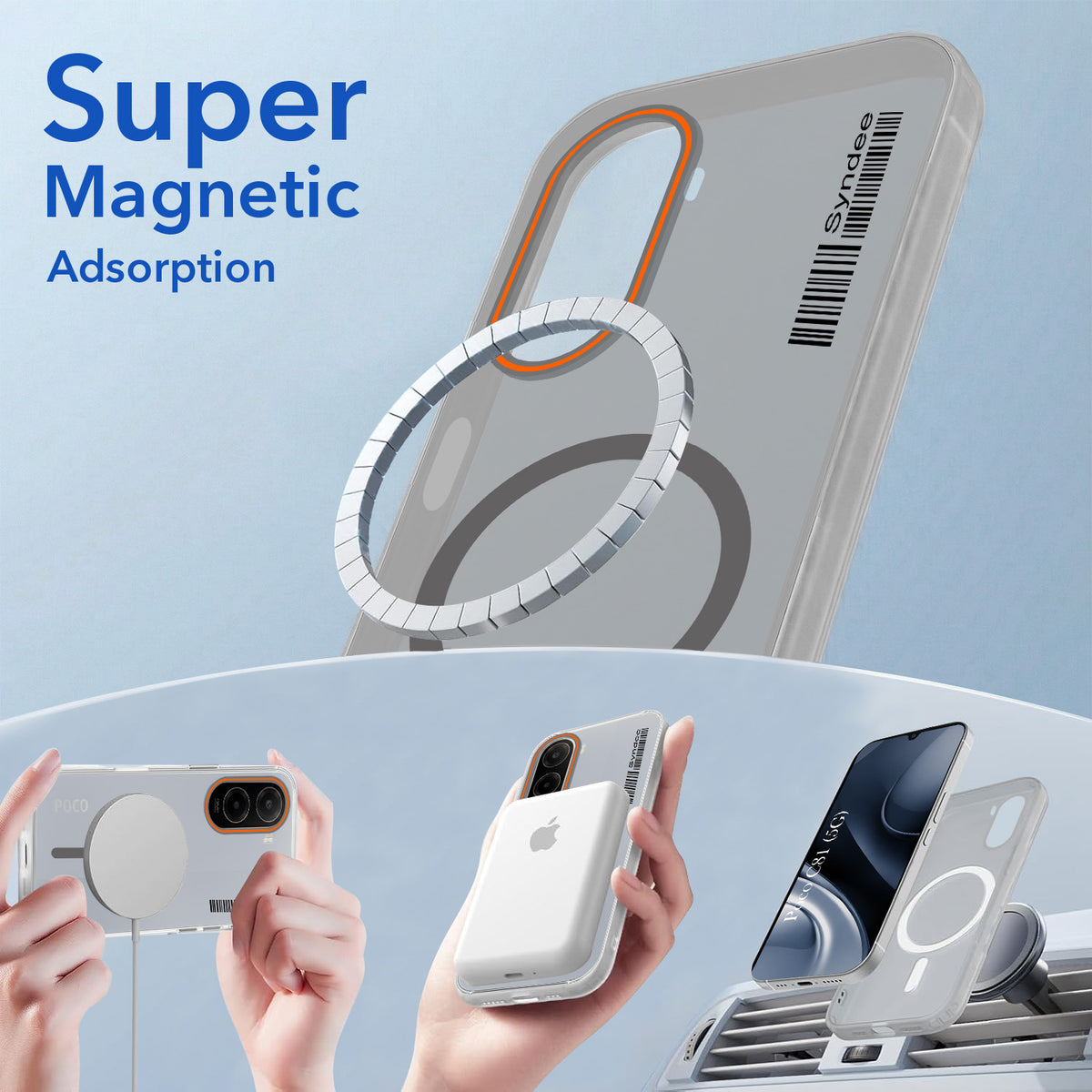 For Poco C81 5G Back Cover Case (Soft Touch | Camera Bump Protection | MagSafe Compatible | Matte Finish)