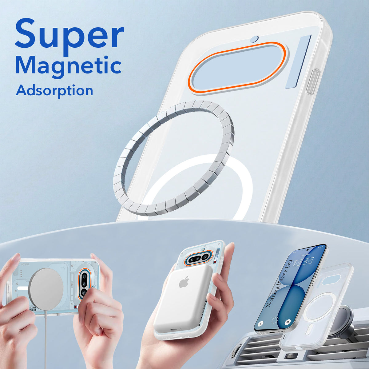 For Nothing Phone 4A 5G Back Cover Case (Soft Touch | Camera Bump Protection | MagSafe Compatible | Matte Finish)