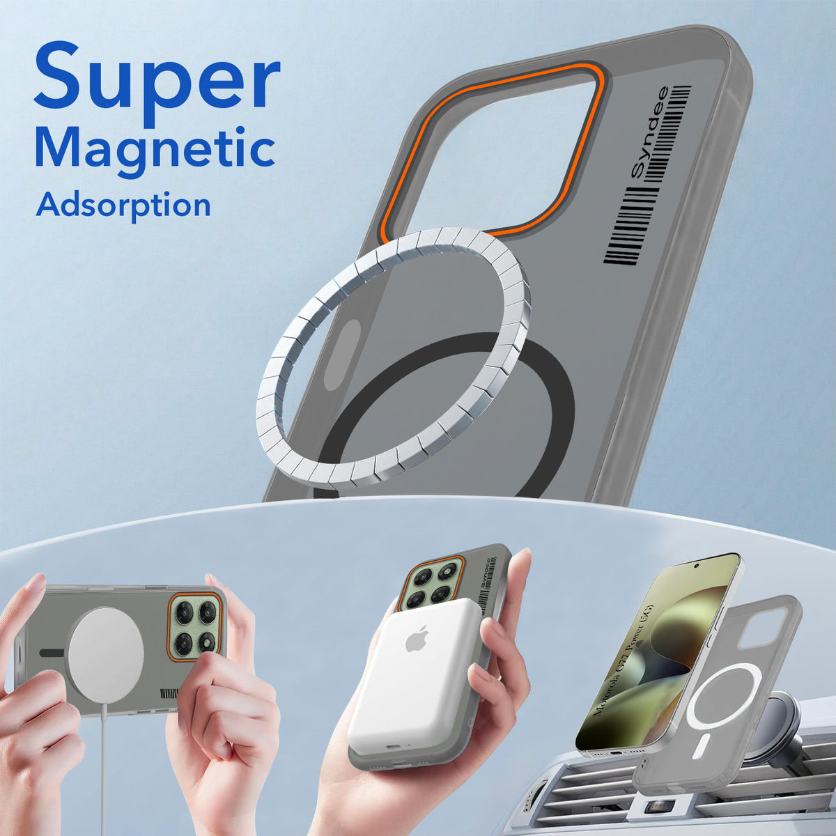 For Motorola Moto G77 Power Back Cover Case (Soft Touch | Camera Bump Protection | MagSafe Compatible | Matte Finish)