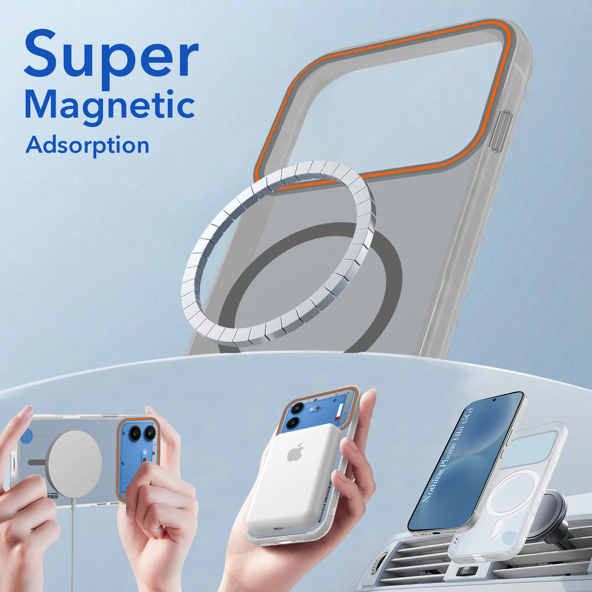 For Nothing Phone 4B 5G Back Cover Case (Soft Touch | Camera Bump Protection | MagSafe Compatible | Matte Finish)