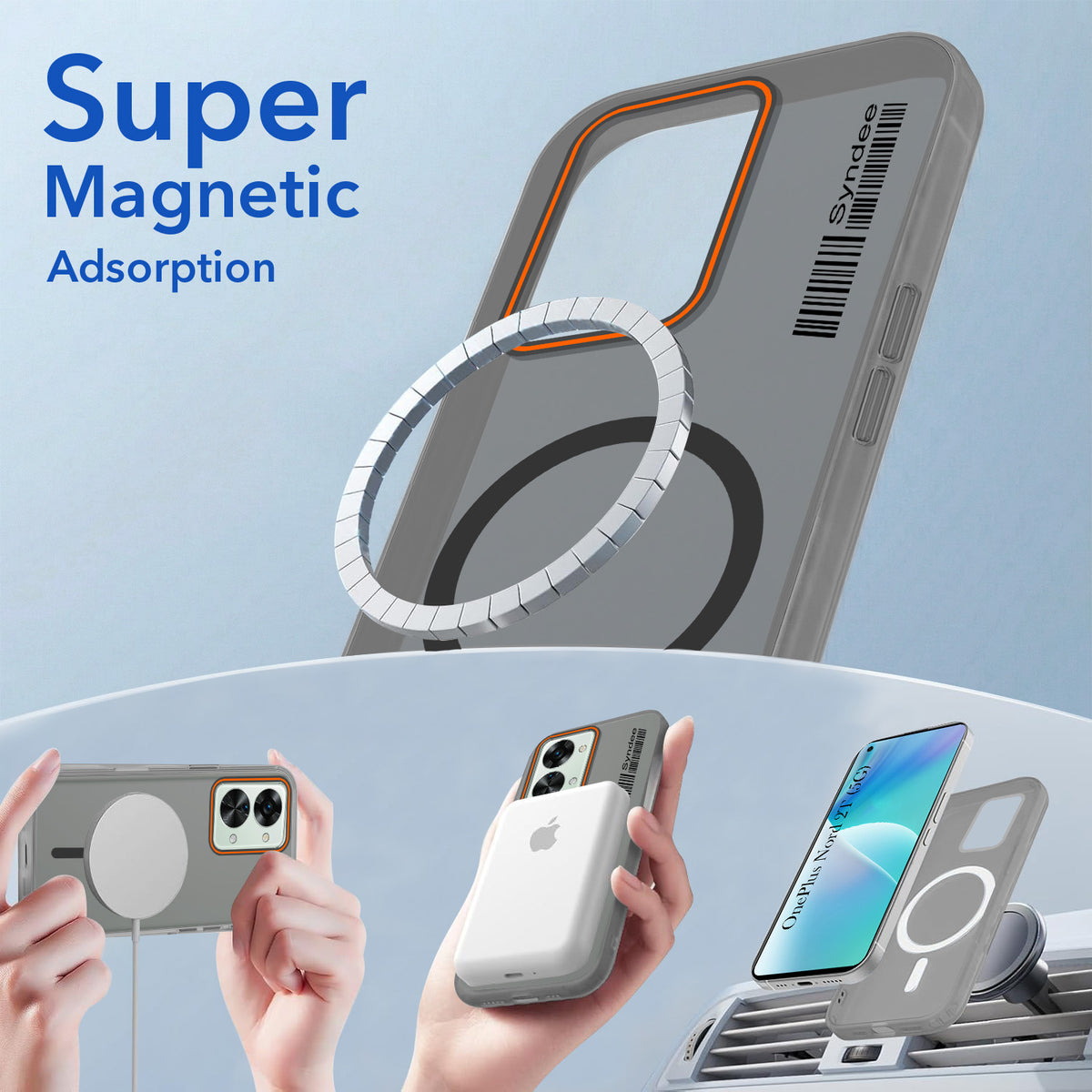 For OnePlus Nord 2T 5G Back Cover Case (Soft Touch | Camera Bump Protection | MagSafe Compatible | Matte Finish)