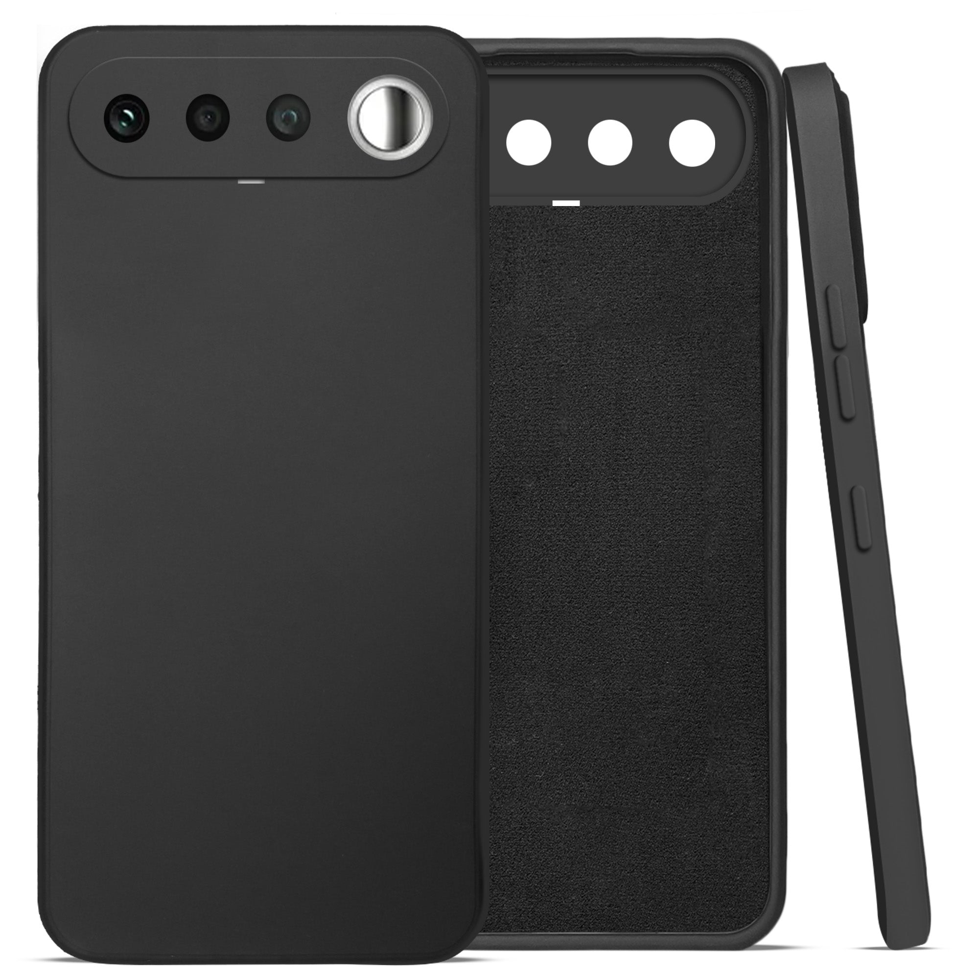 For Realme 16 Back Cover Case (Matte Finish Silicone with Inside Fiber cloth)