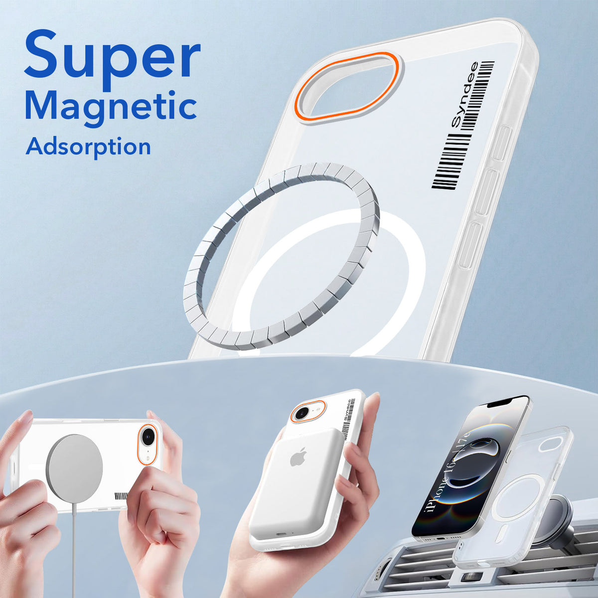 For Apple iPhone 16e | iPhone 17e Back Cover Case (Soft Touch | Camera Bump Protection | MagSafe Compatible | Matte Finish)