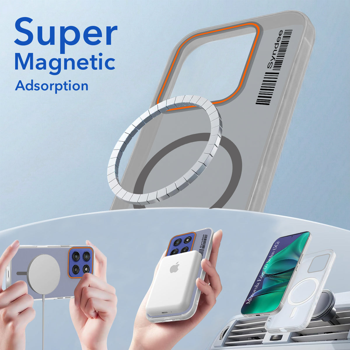 For Motorola Moto Edge 60 Stylus Back Cover Case (Soft Touch | Camera Bump Protection | MagSafe Compatible | Matte Finish)