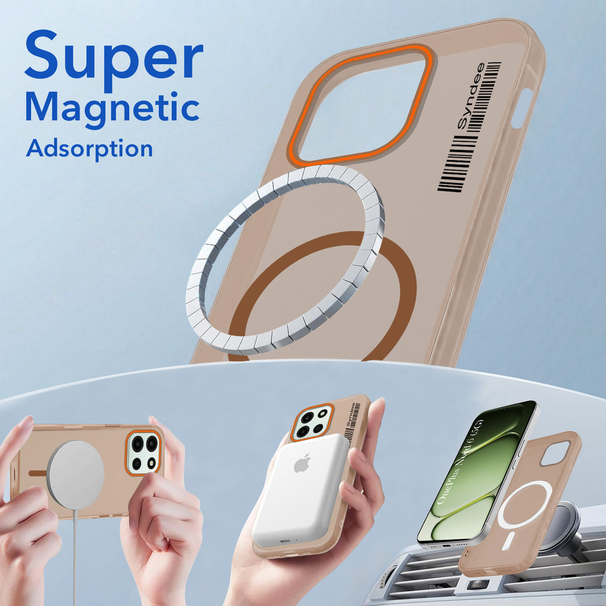 For Oneplus Nord 6 Back Cover Case (Soft Touch | Camera Bump Protection | MagSafe Compatible | Matte Finish)