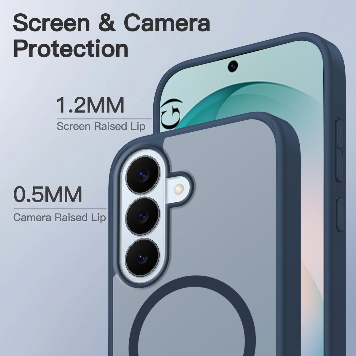 For Samsung Galaxy S26 5G Matte Finish Back Case Cover (MagSafe Compatible | Translucent Soft Touch | Slim and Unbreakable)