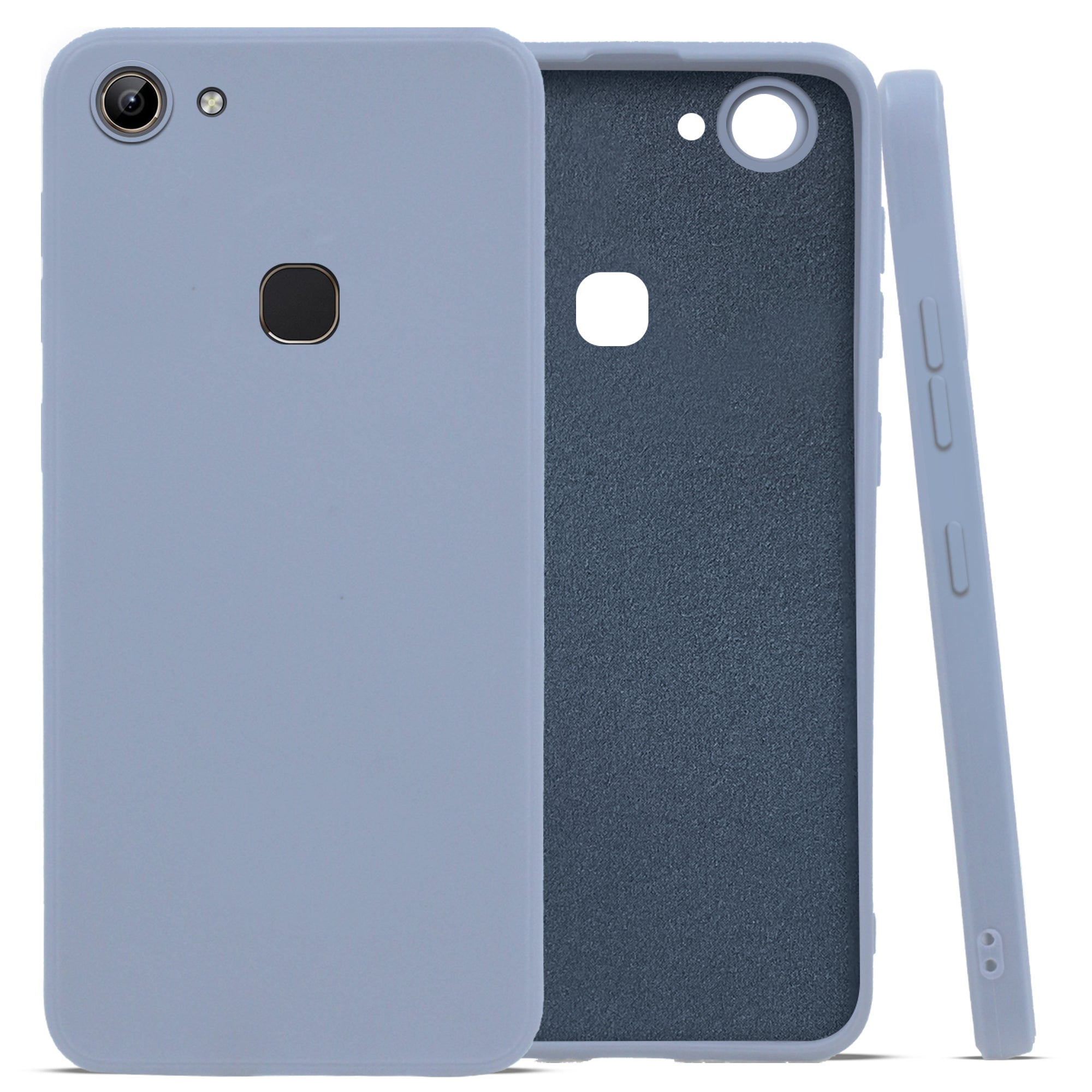 For Vivo Y81 | Vivo Y83 Back Cover Case (Matte Finish Silicone with Inside Fiber cloth) (Copy)