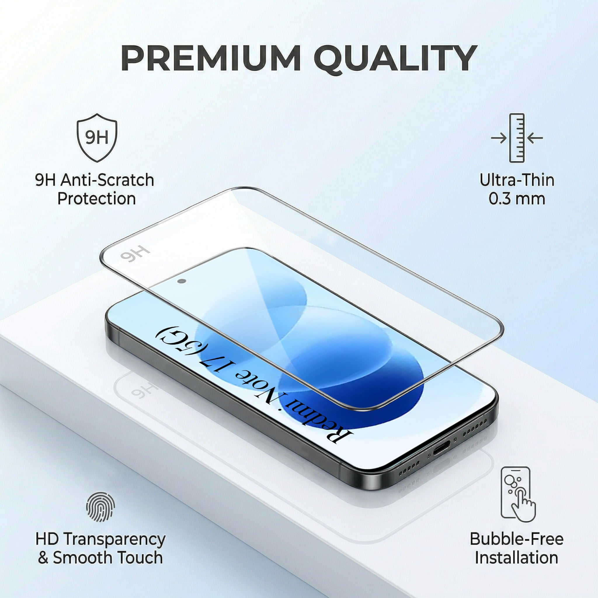 For Redmi Note 17 5G Back Cover Case Rubberised (Textured Grip Design| Micro-Fiber Cloth Inside | Slim and Light Weight | Soft Touch and Feel)