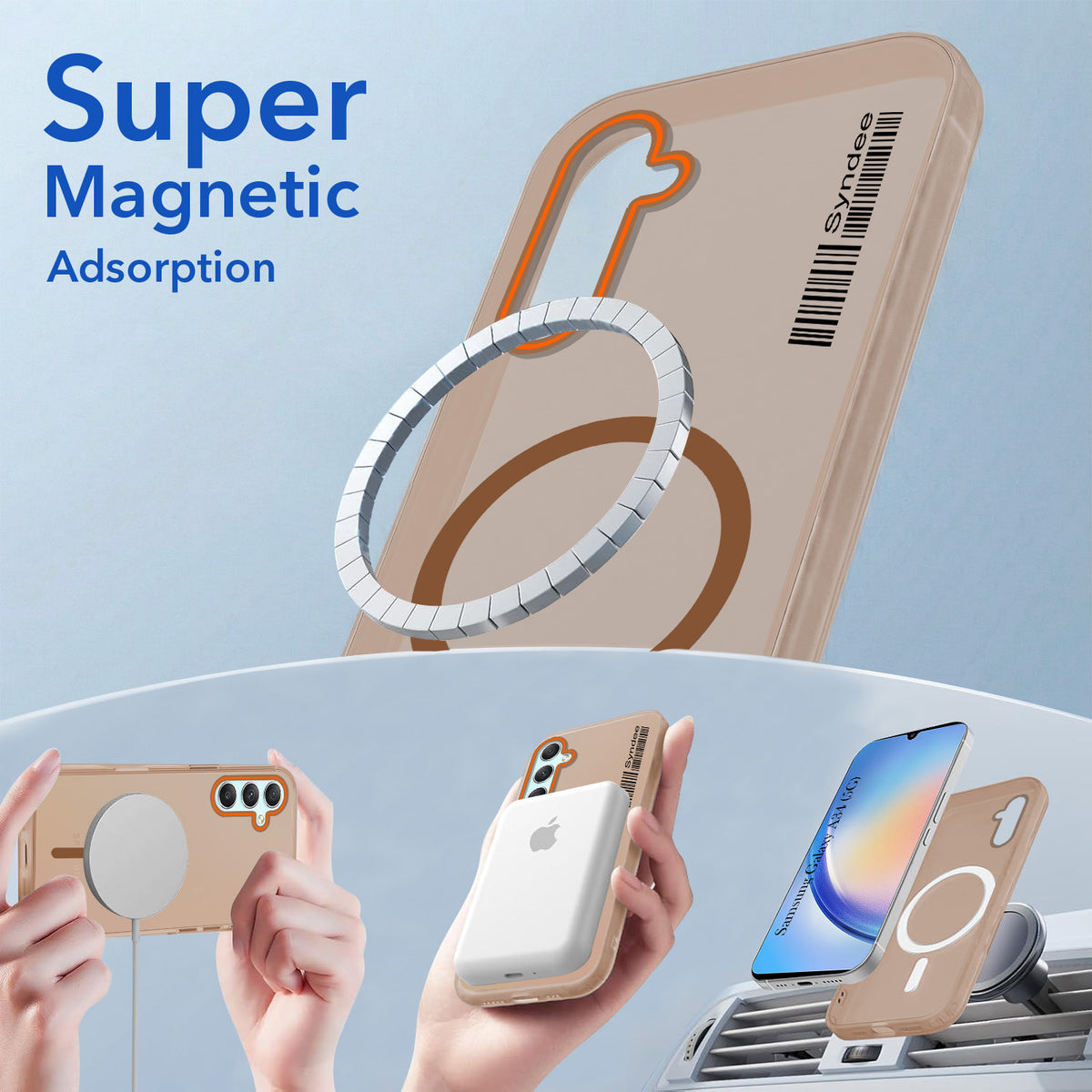 For Samsung Galaxy A34 5G Back Cover Case (Soft Touch | Camera Bump Protection | MagSafe Compatible | Matte Finish)
