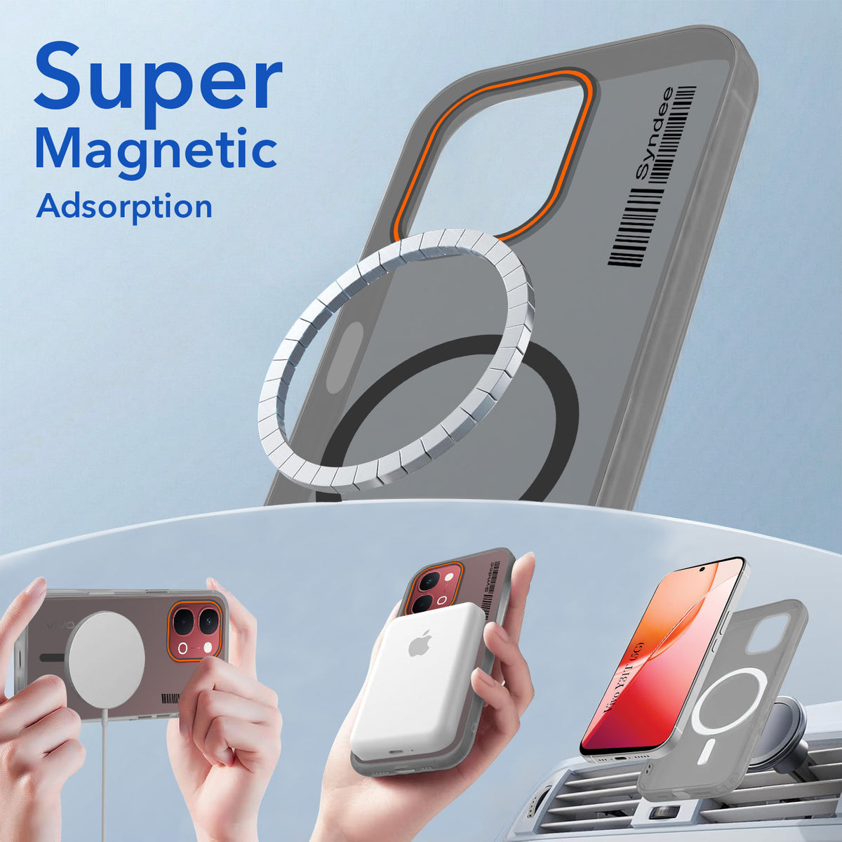 For Vivo Y31T 5G Back Cover Case (Soft Touch | Camera Bump Protection | MagSafe Compatible | Matte Finish)