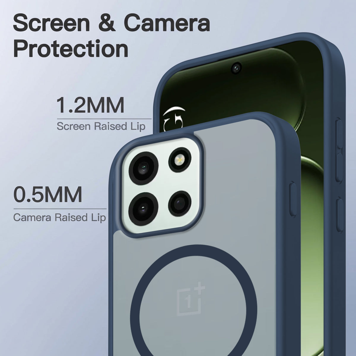 For Oneplus Nord 6 Matte Finish Back Case Cover (MagSafe Compatible | Translucent Soft Touch | Slim and Unbreakable)