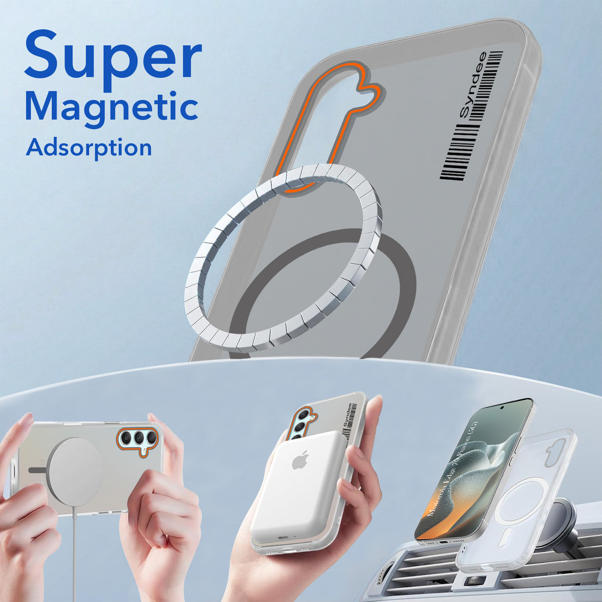 For Samsung Galaxy A34 5G Back Cover Case (Soft Touch | Camera Bump Protection | MagSafe Compatible | Matte Finish)