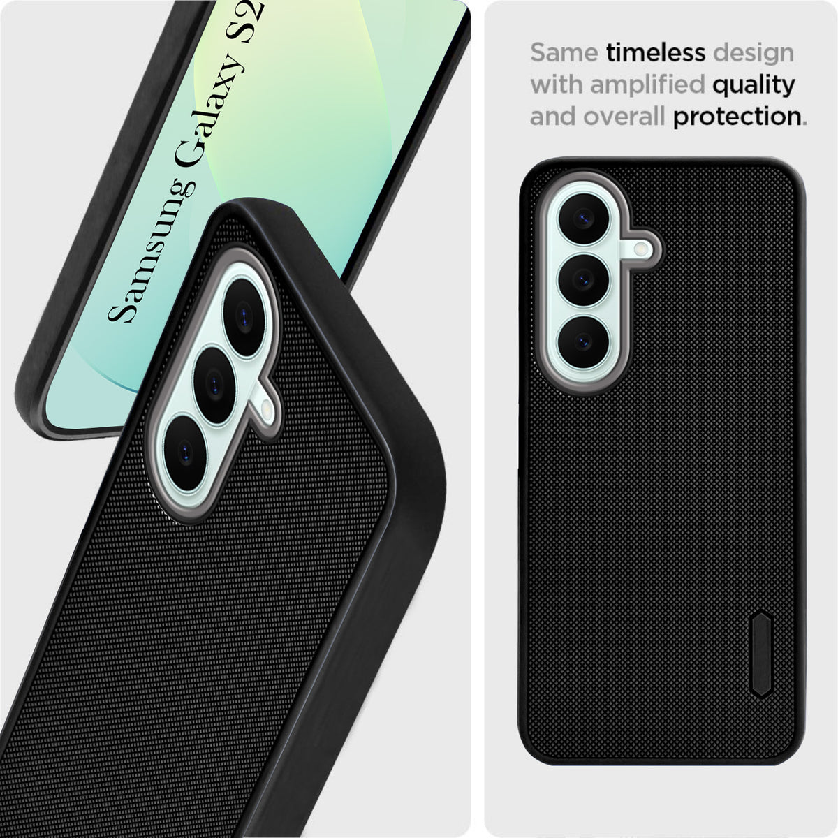 For Samsung Galaxy S26 FE Back Cover Case Rubberised (Textured Grip Design| Micro-Fiber Cloth Inside | Slim and Light Weight | Soft Touch and Feel)