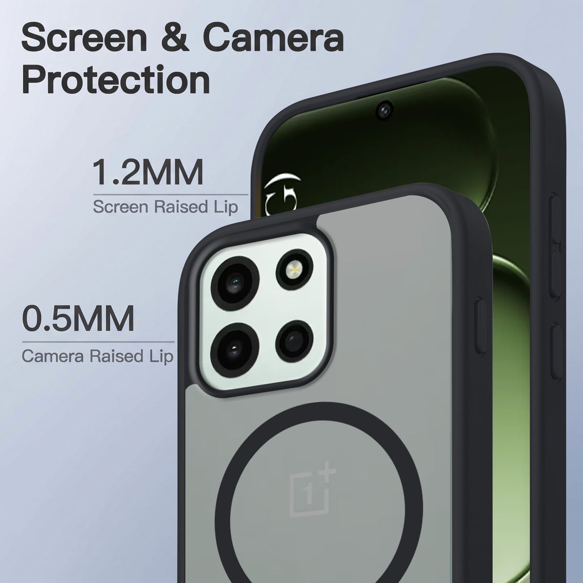 For Oneplus Nord 6 Matte Finish Back Case Cover (MagSafe Compatible | Translucent Soft Touch | Slim and Unbreakable)