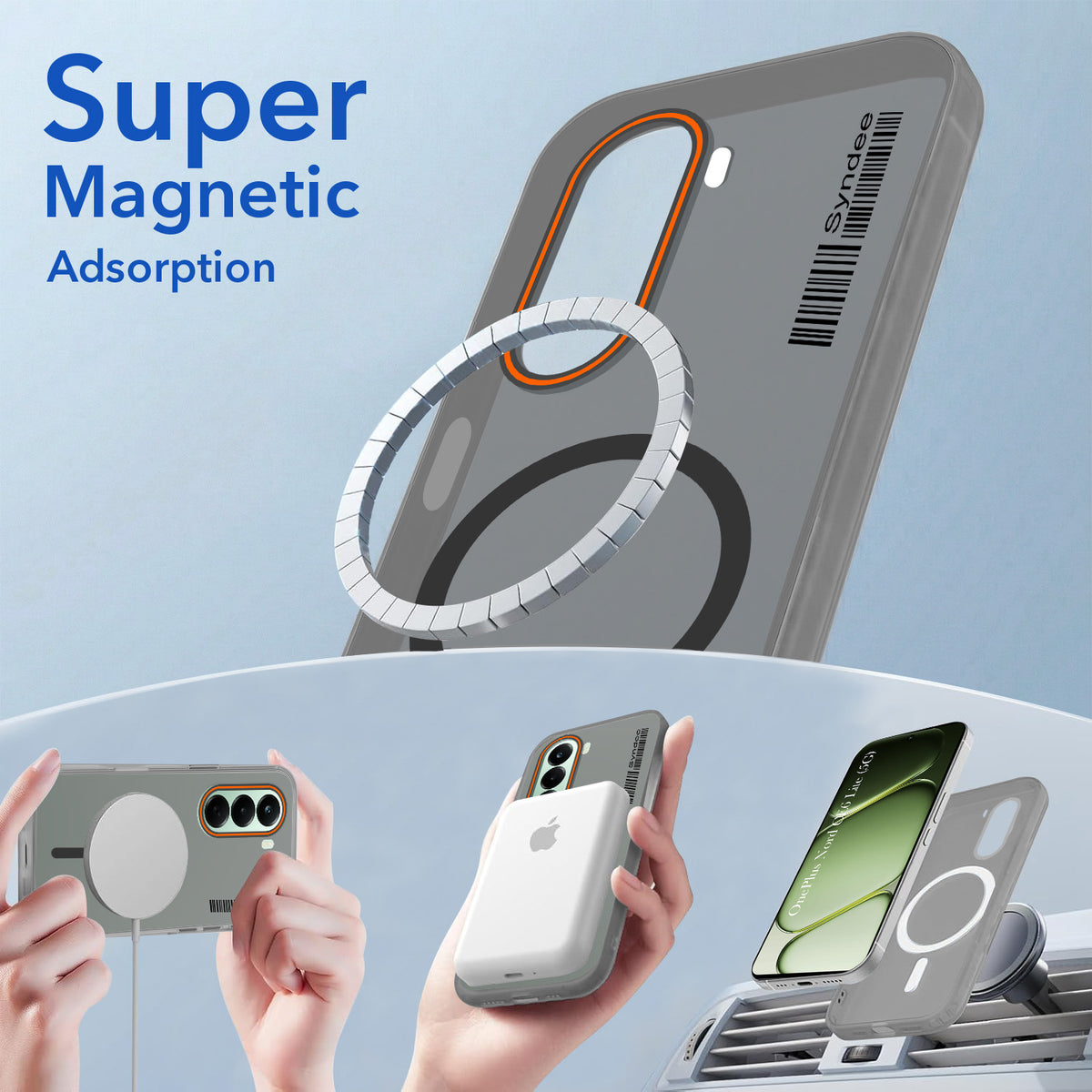 For OnePlus Nord CE 6 Lite Back Cover Case (Soft Touch | Camera Bump Protection | MagSafe Compatible | Matte Finish)