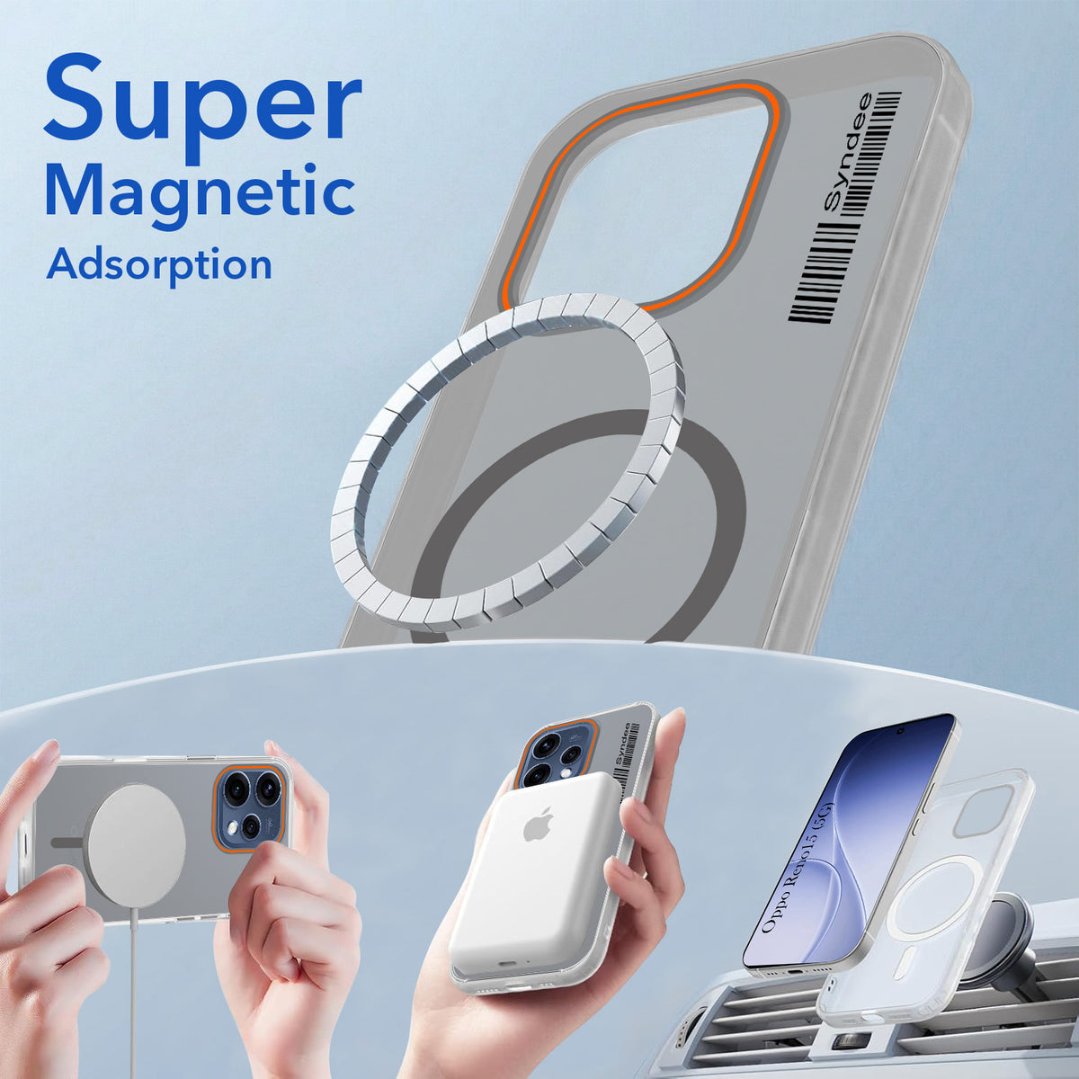 For Oppo Reno15 5G | Oppo Reno 15 5G Back Cover Case (Soft Touch | Camera Bump Protection | MagSafe Compatible | Matte Finish)