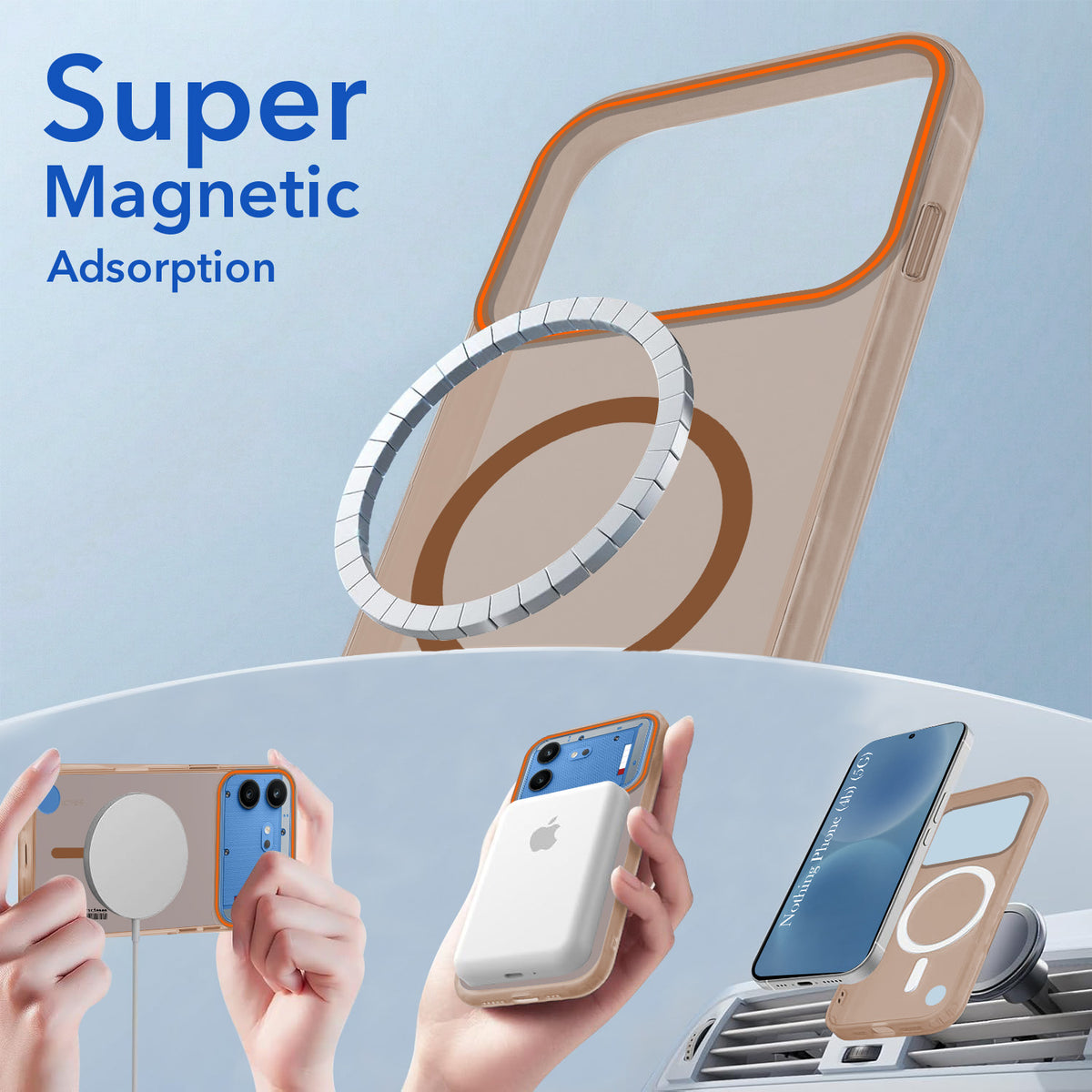 For Nothing Phone 4B 5G Back Cover Case (Soft Touch | Camera Bump Protection | MagSafe Compatible | Matte Finish)