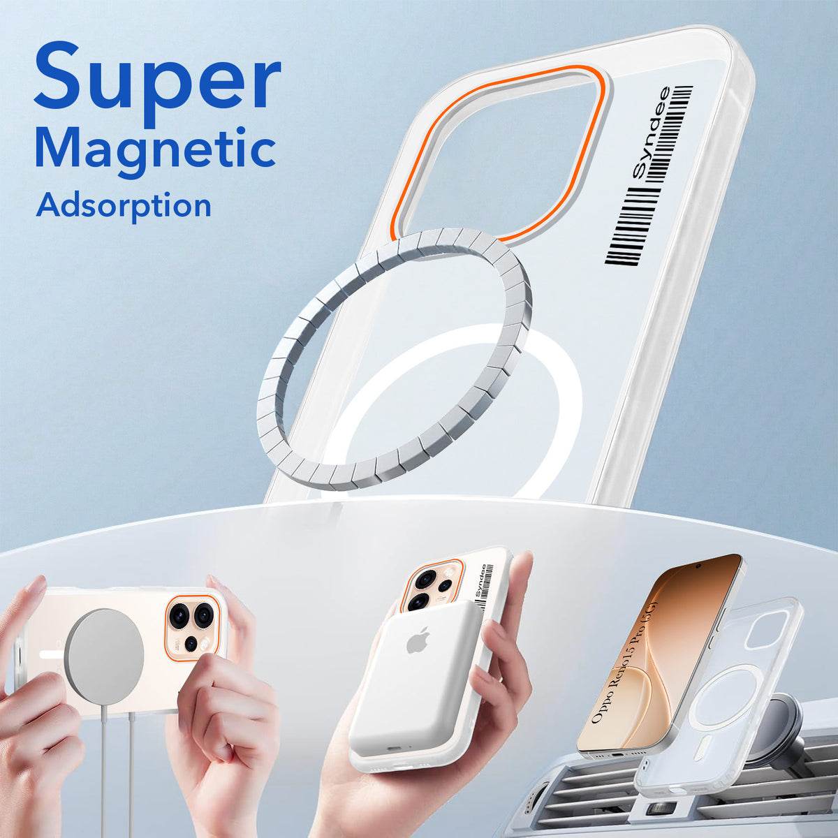 For Oppo Reno15 Pro 5G | Oppo Reno 15 Pro 5G Back Cover Case (Soft Touch | Camera Bump Protection | MagSafe Compatible | Matte Finish)