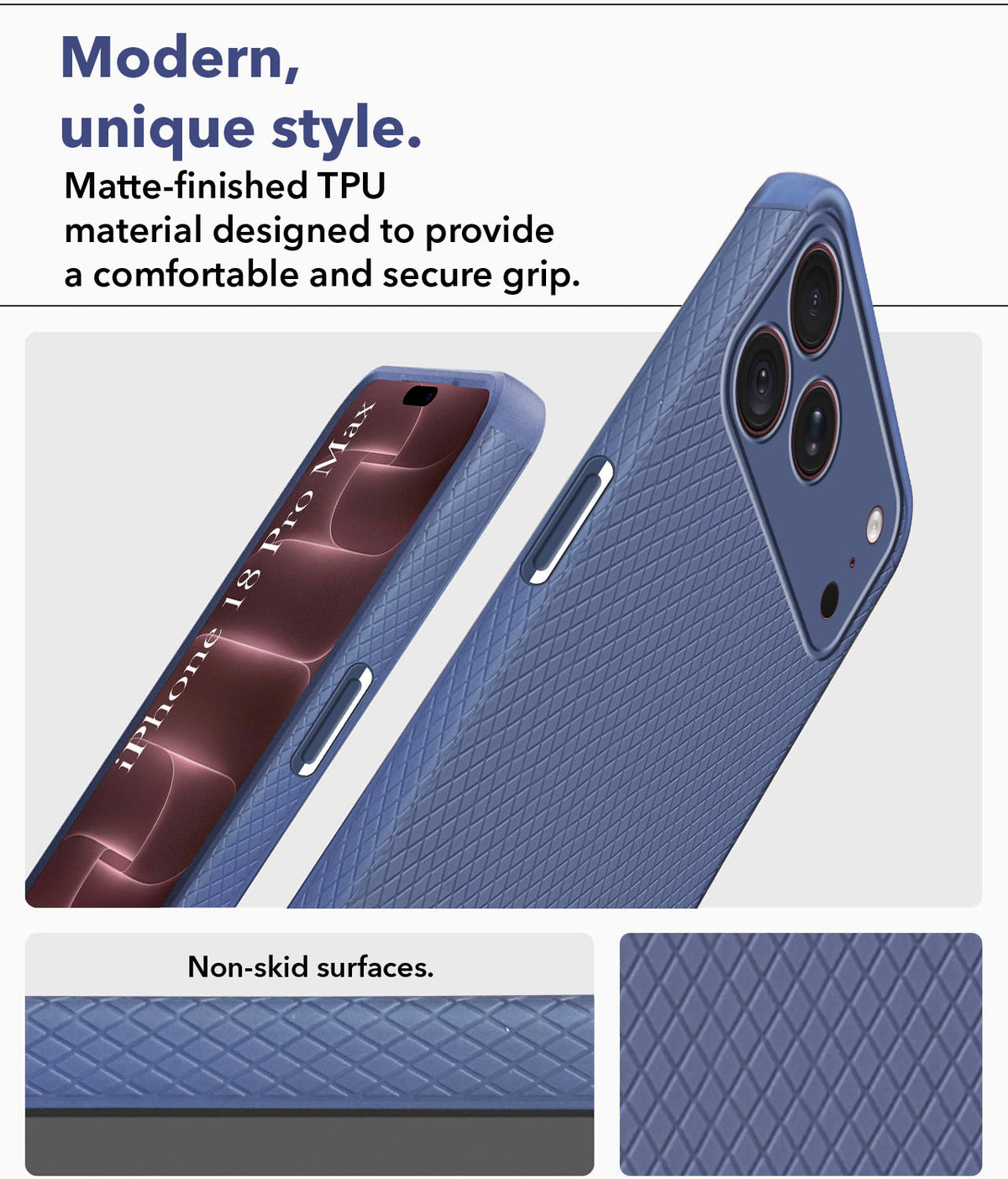 For Apple iPhone 18 Pro Max Back Cover Case  (Liquid Silicone | Side Grip | Camera Protection)