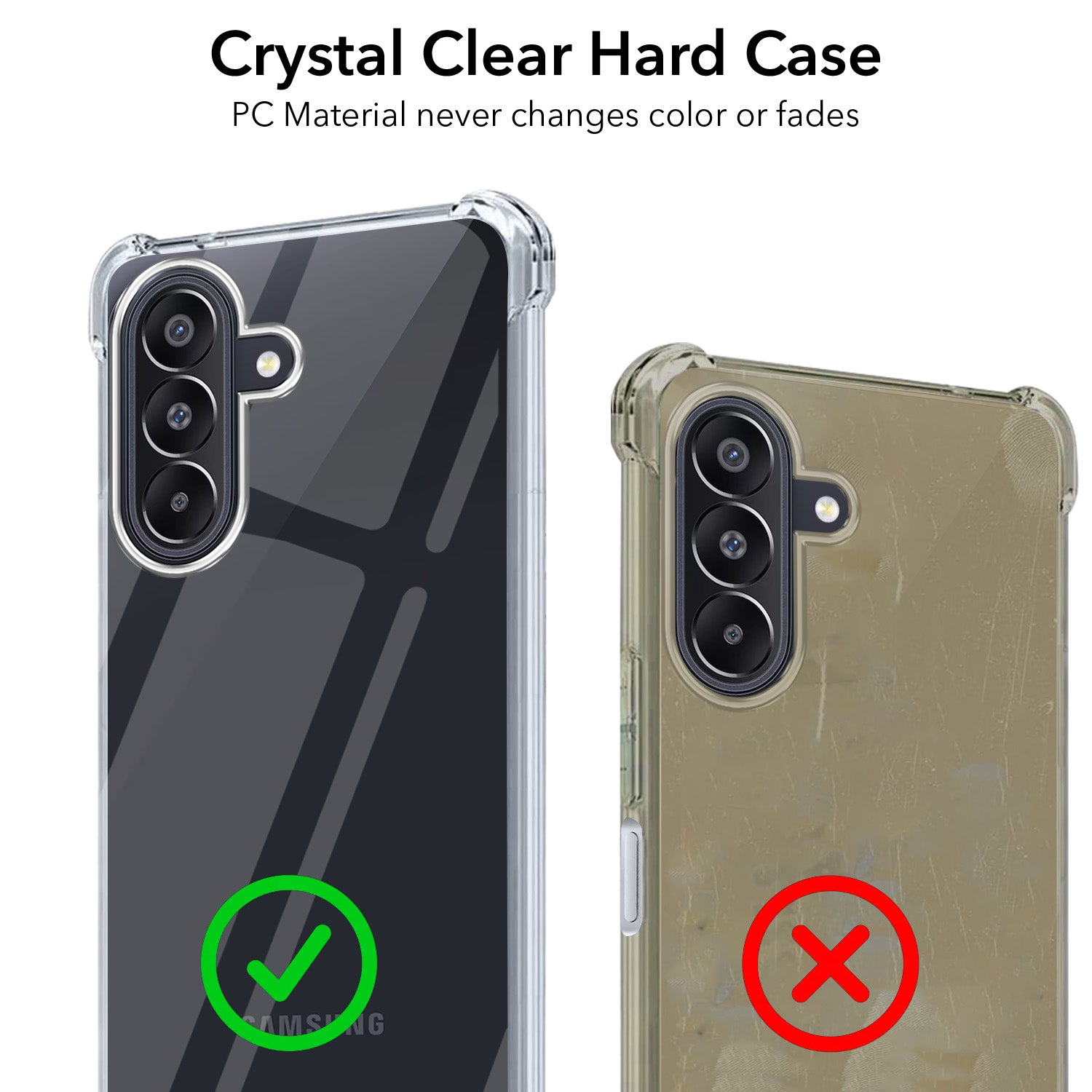 For Samsung Galaxy F70 Pro 5G Back Cover Shockproof Crystal-Clear (Drop & Camera Protection | Hard Polycarbonate)