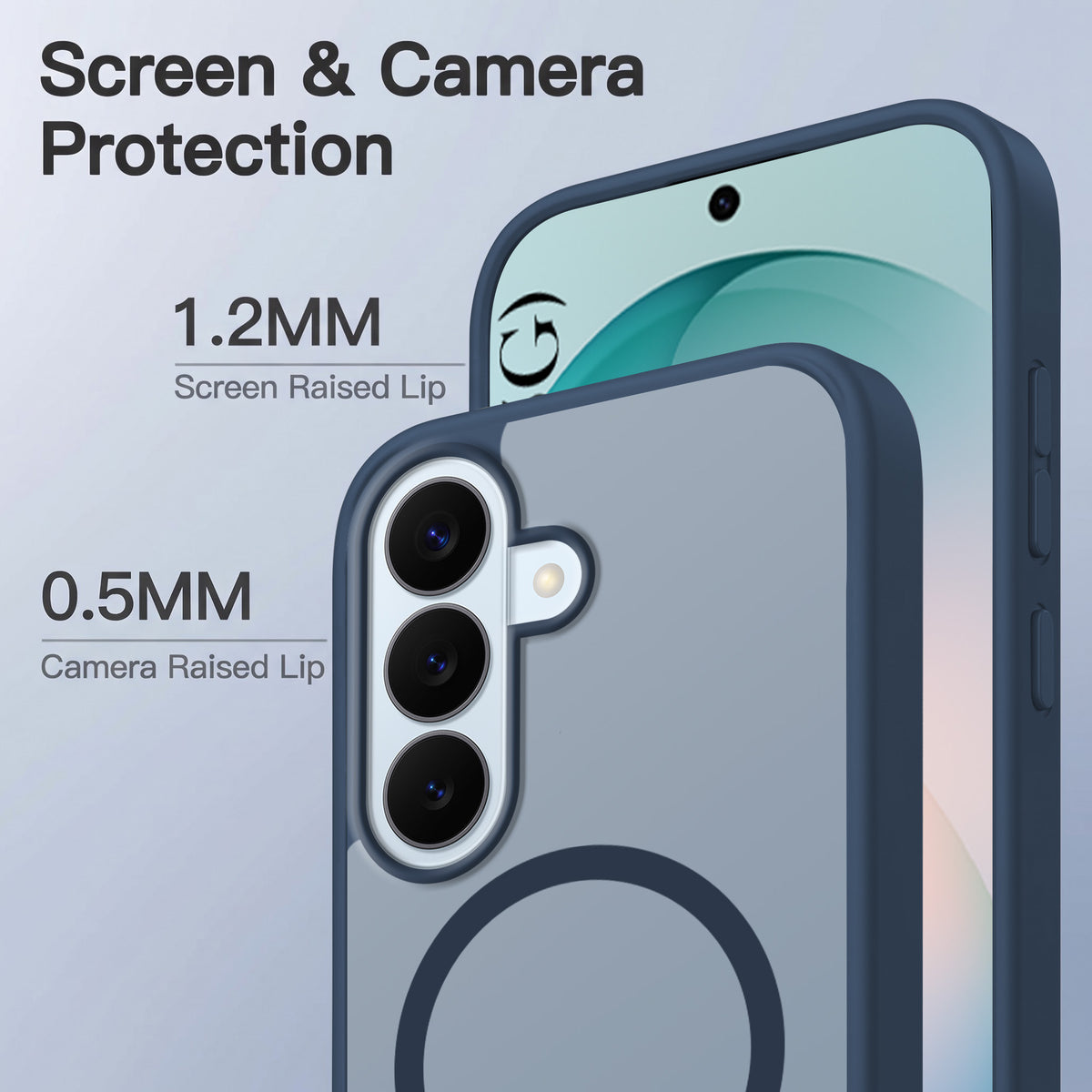 For Samsung Galaxy S26 Plus Matte Finish Back Case Cover (MagSafe Compatible | Translucent Soft Touch | Slim and Unbreakable)