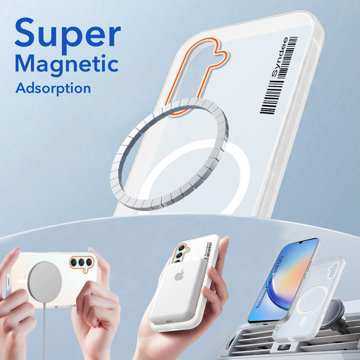 For Samsung Galaxy A34 5G Back Cover Case (Soft Touch | Camera Bump Protection | MagSafe Compatible | Matte Finish)