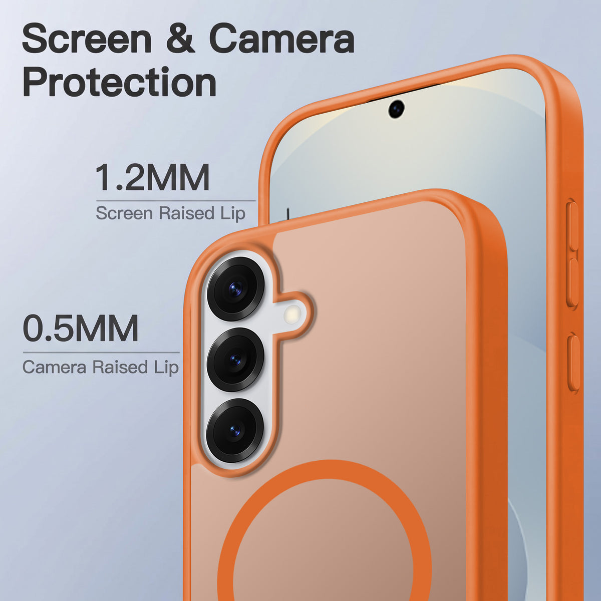 For Samsung Galaxy S25 Plus Matte Finish Back Case Cover (MagSafe Compatible | Translucent Soft Touch | Slim and Unbreakable)