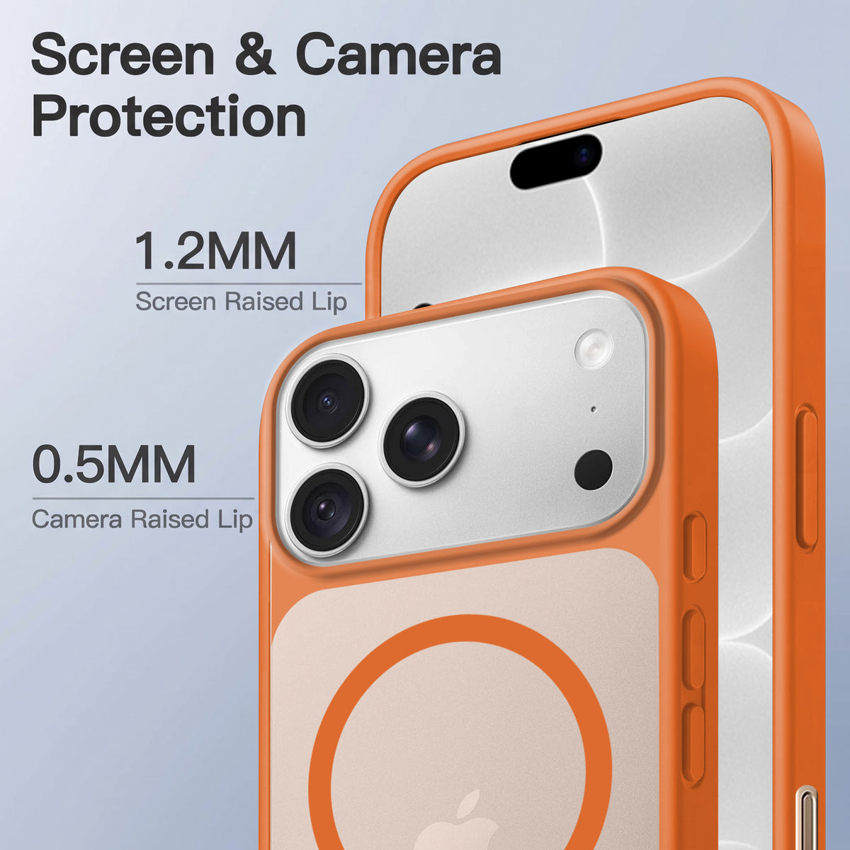 For Apple iPhone 18 Pro Matte Finish Back Case Cover (MagSafe Compatible | Translucent Soft Touch | Slim and Unbreakable)