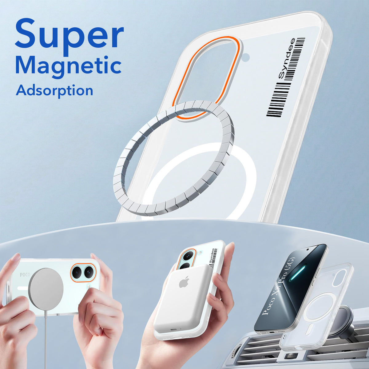 For Poco X8 Pro Back Cover Case (Soft Touch | Camera Bump Protection | MagSafe Compatible | Matte Finish)