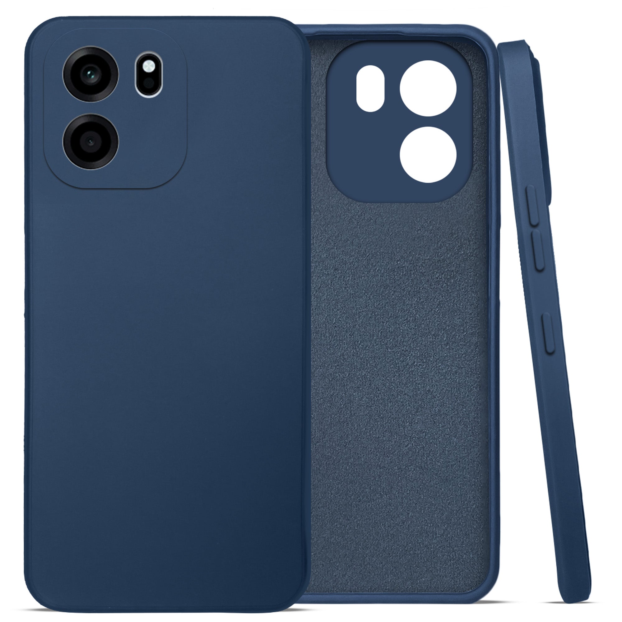 For Oneplus Nord CE 6 Back Cover Case (Matte Finish Silicone with Inside Fiber cloth)