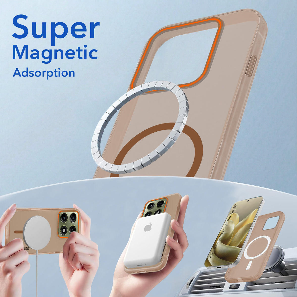For Motorola Edge 70 Pro | Edge 70 Pro Plus Back Cover Case (Soft Touch | Camera Bump Protection | MagSafe Compatible | Matte Finish)