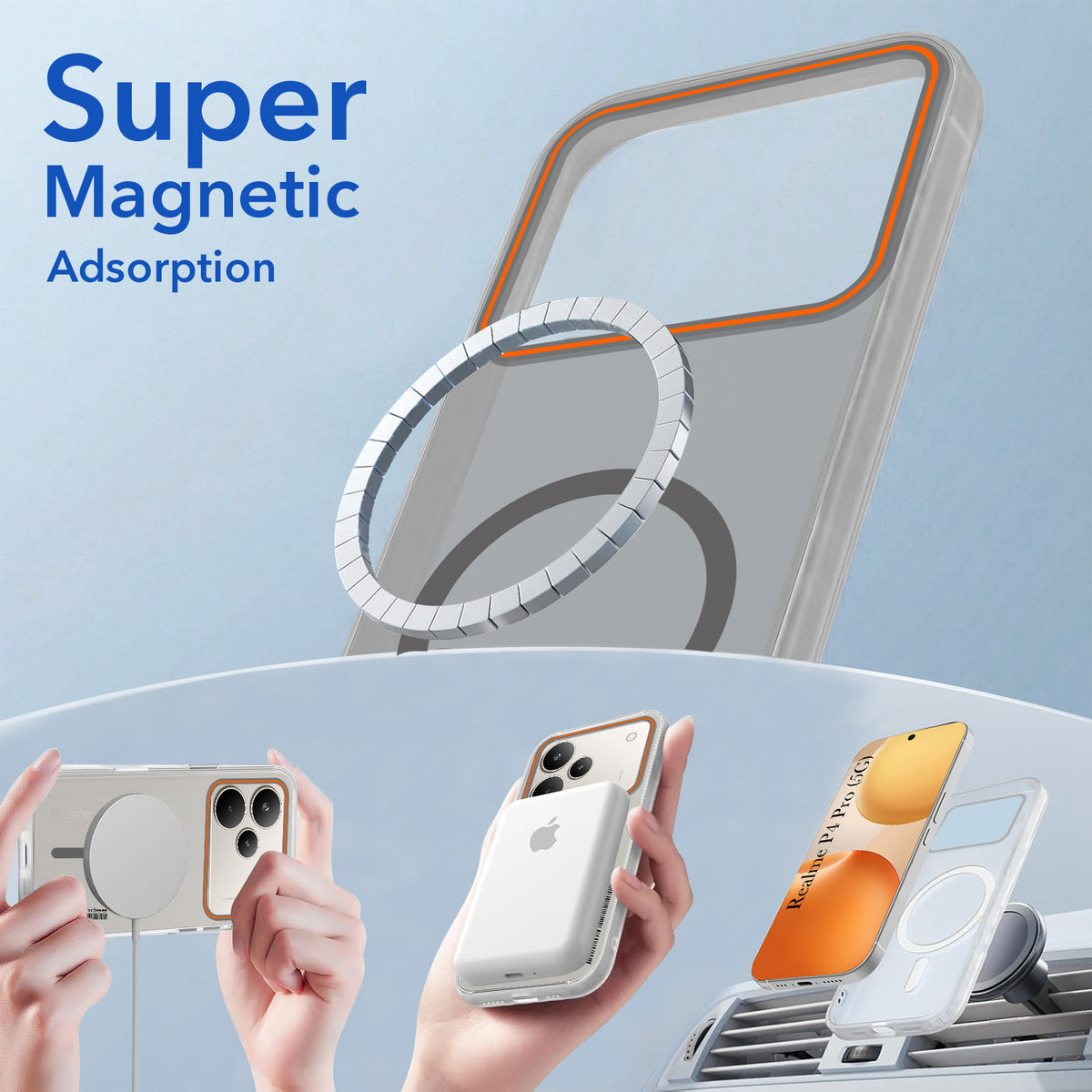 For Realme P4 Pro Back Cover Case (Soft Touch | Camera Bump Protection | MagSafe Compatible | Matte Finish)