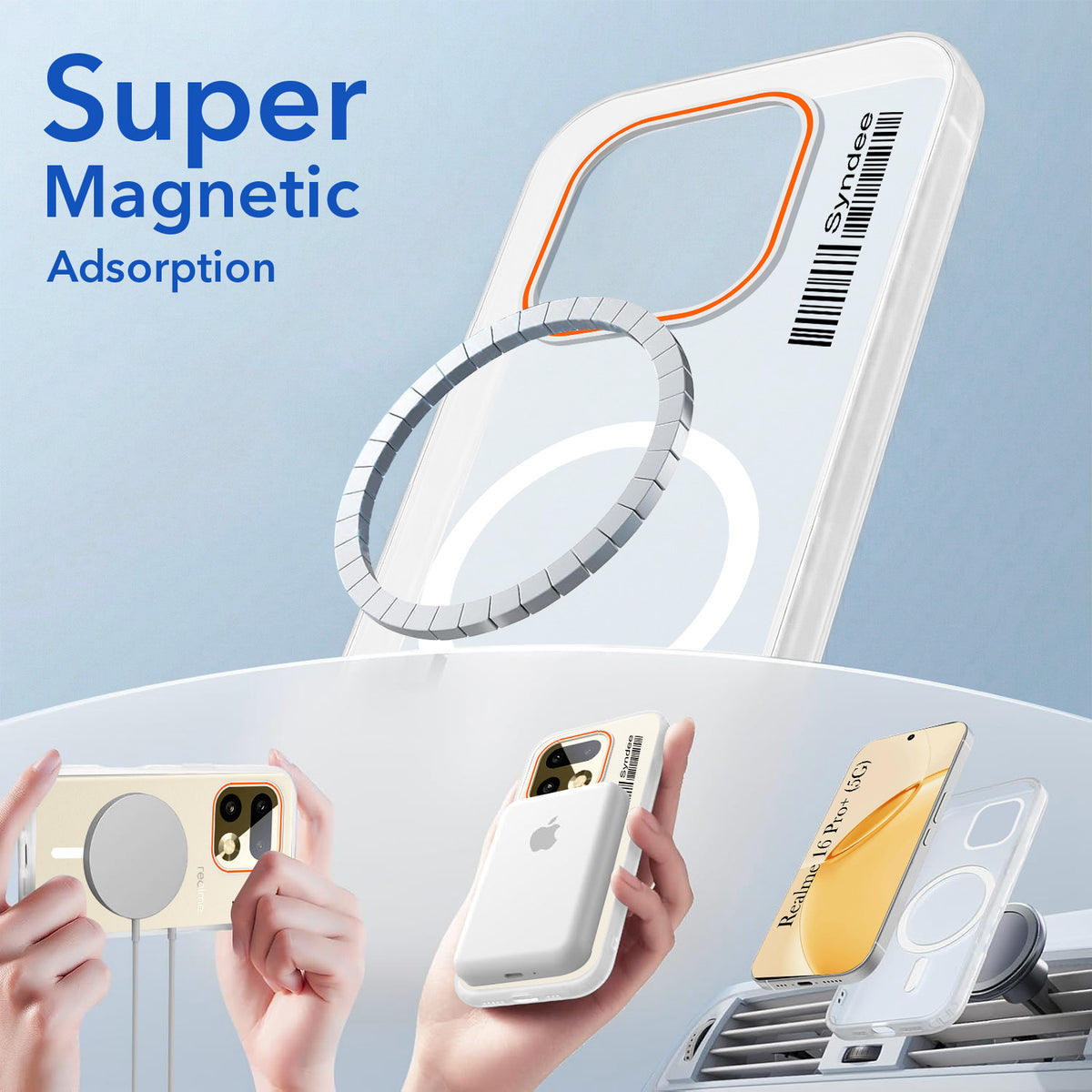 For Realme 16 Pro Plus 5G Back Cover Case (Soft Touch | Camera Bump Protection | MagSafe Compatible | Matte Finish)