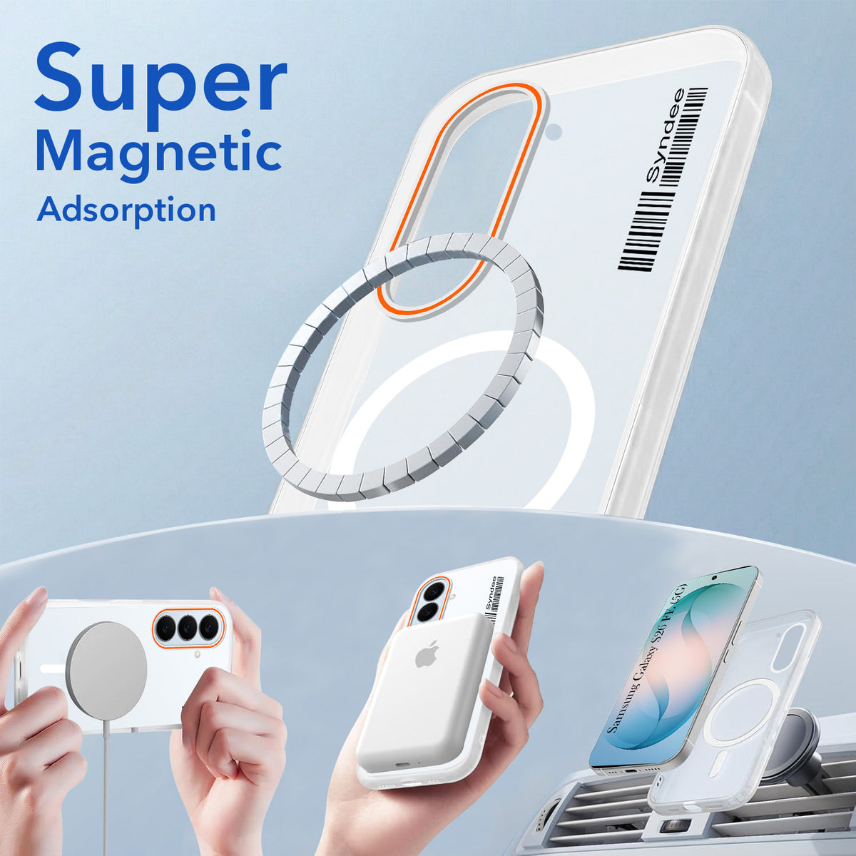 For Samsung Galaxy S26 FE Back Cover Case (Soft Touch | Camera Bump Protection | MagSafe Compatible | Matte Finish)