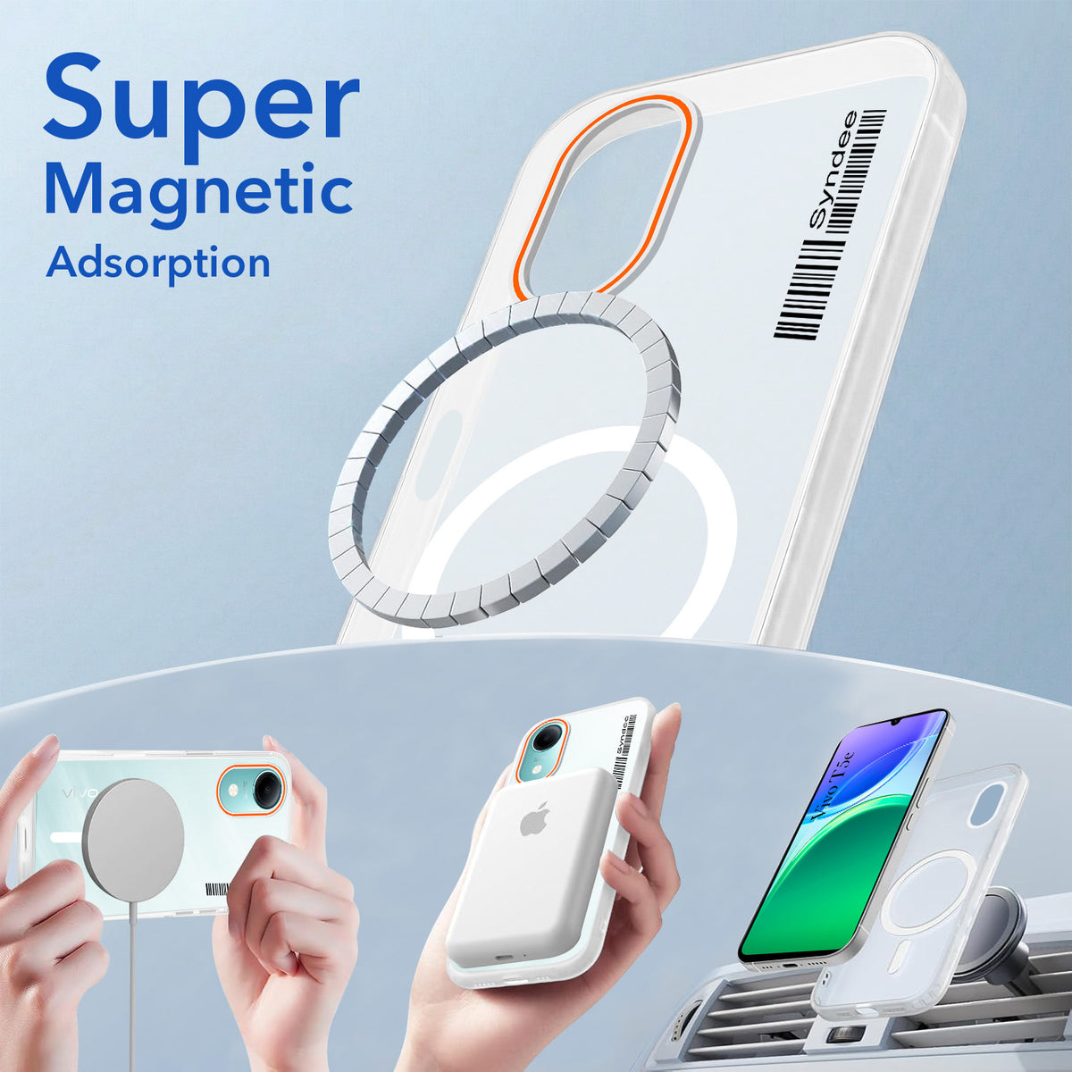 For Vivo T5e 4G Back Cover Case (Soft Touch | Camera Bump Protection | MagSafe Compatible | Matte Finish)