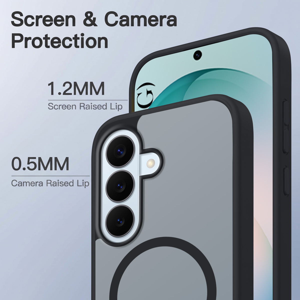 For Samsung Galaxy S26 5G Matte Finish Back Case Cover (MagSafe Compatible | Translucent Soft Touch | Slim and Unbreakable)