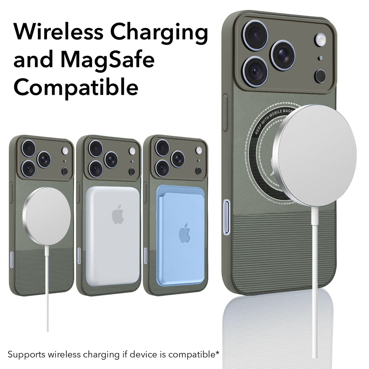 For Apple iPhone 18 Pro Back Cover Case PU Leather Finish (Professional Minimalist Texture | MagSafe Compatile | Camera Protection | Sleek Sober Formal)