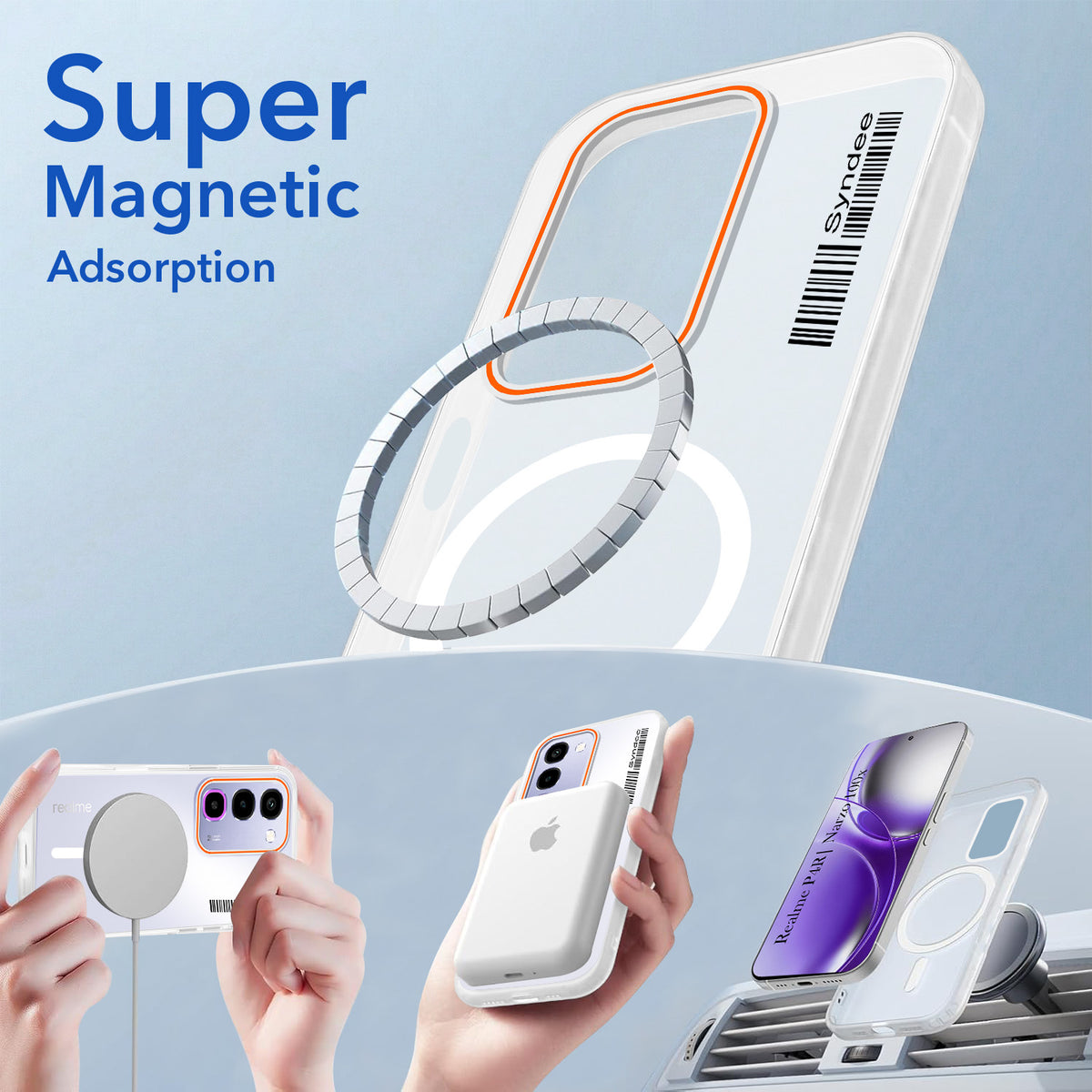 For Realme P4R 5G | Realme Narzo 100X 5G Back Cover Case (Soft Touch | Camera Bump Protection | MagSafe Compatible | Matte Finish)