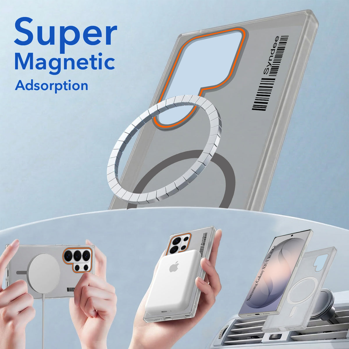 For Samsung Galaxy S26 Ultra Back Cover Case (Soft Touch | Camera Bump Protection | MagSafe Compatible | Matte Finish) (Copy)