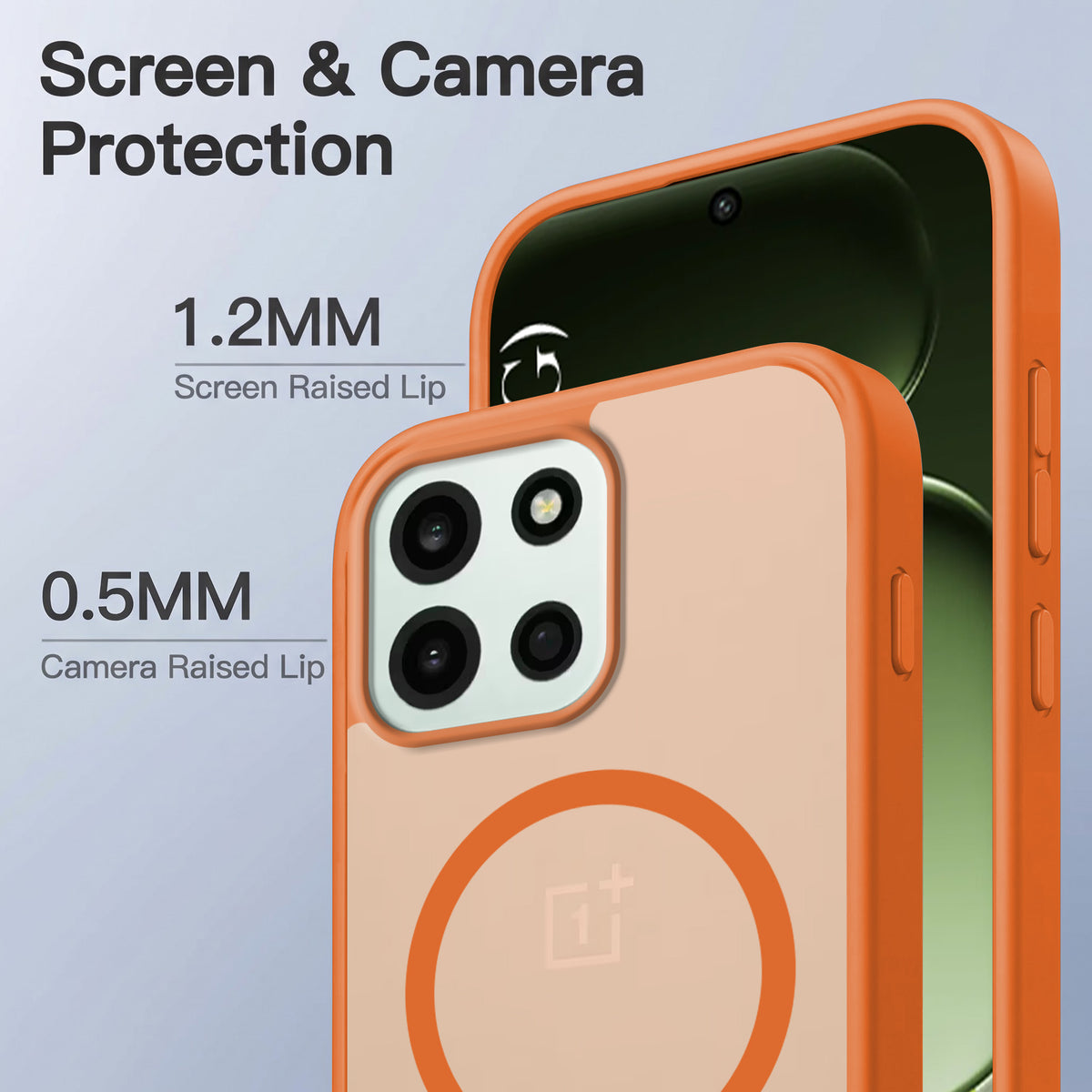 For Oneplus Nord 6 Matte Finish Back Case Cover (MagSafe Compatible | Translucent Soft Touch | Slim and Unbreakable)