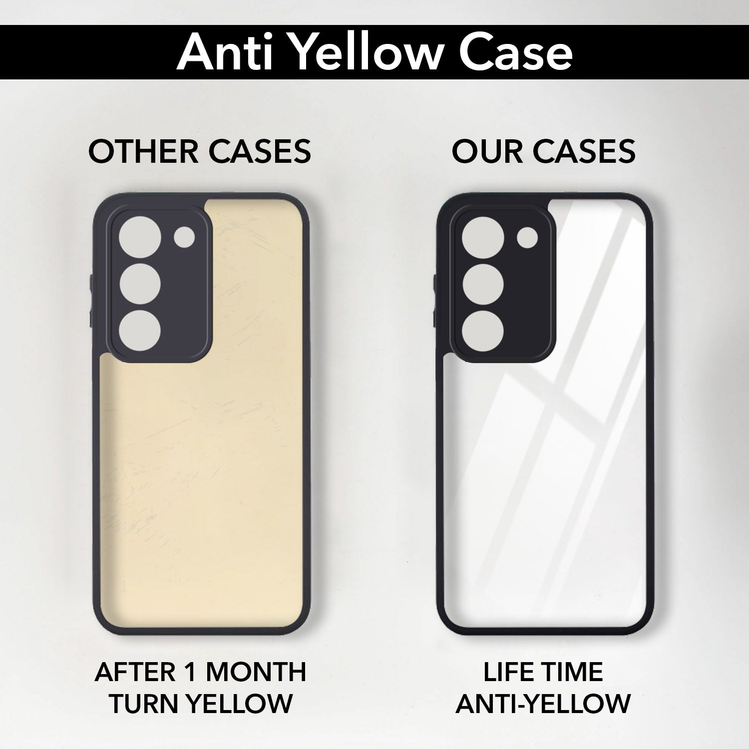 For Realme P4 Lite 5G | Narzo 100 Lite 5G Back Cover Case Ultra-Hybrid (Lifetime Anti Yellow | Anti Scratch | Crystal Clear Shockproof)